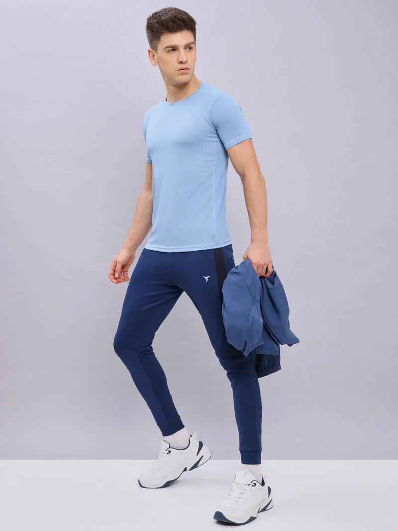 Men Solid Slim Fit Crew Neck T-shirt with TECHNO COOL+ (pack of 2) - Image 5