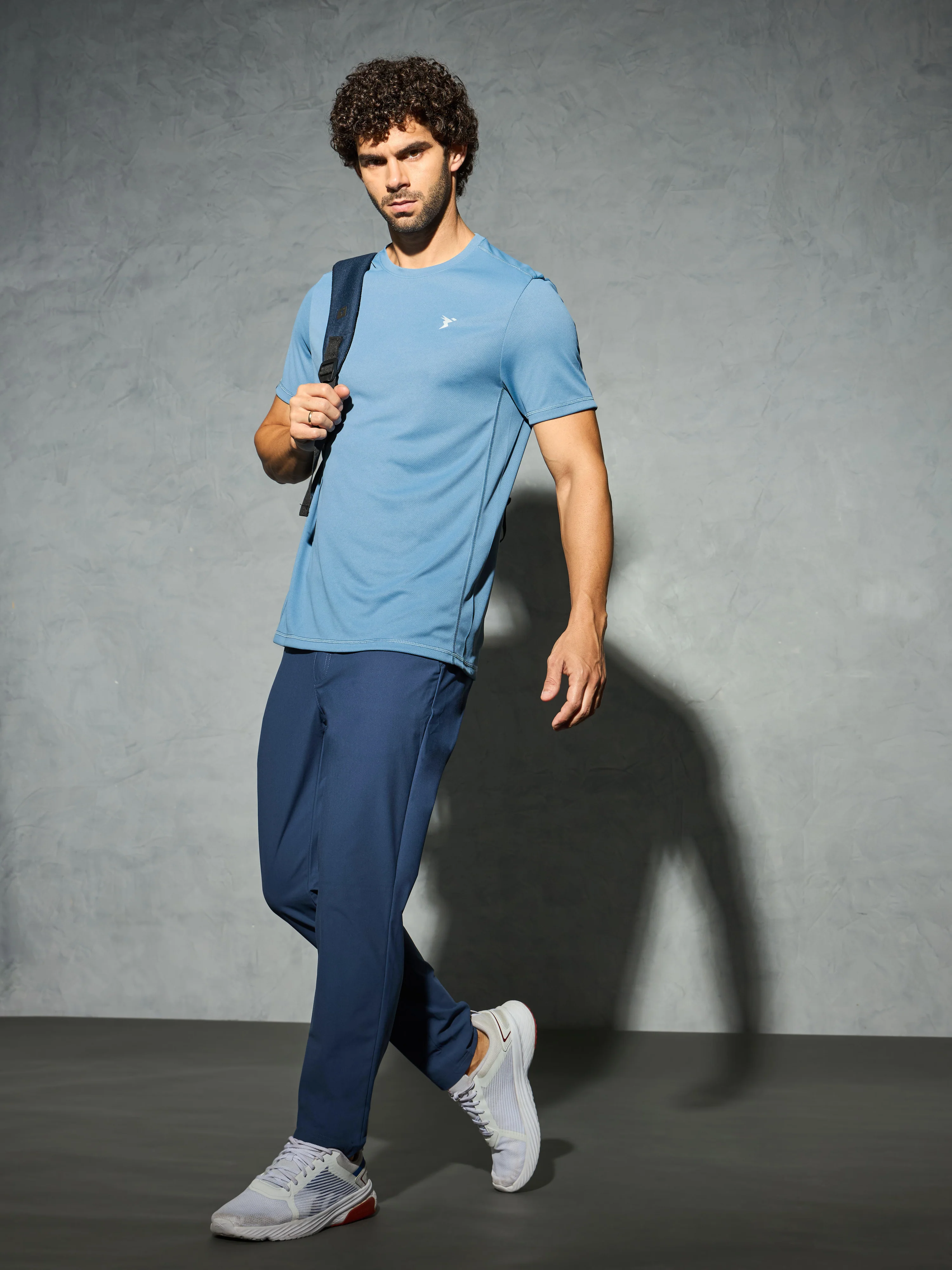 Men Solid Slim Fit Crew Neck T-shirt with TECHNO COOL+ (Pack of 2) - Image 7