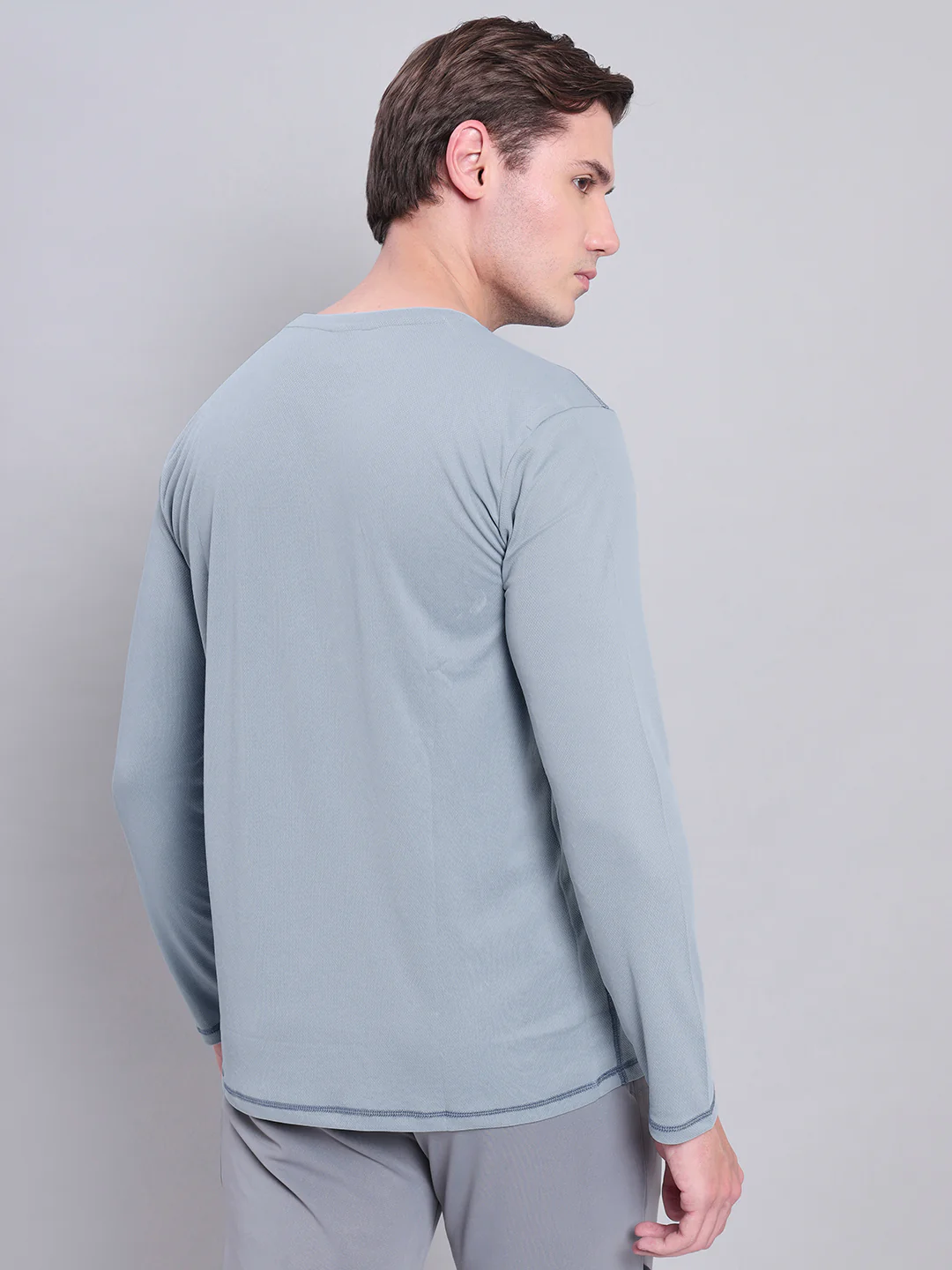 Men Solid Slim Fit Crew Neck T-shirt with TECHNO COOL+ (Pack of 2) - Image 3