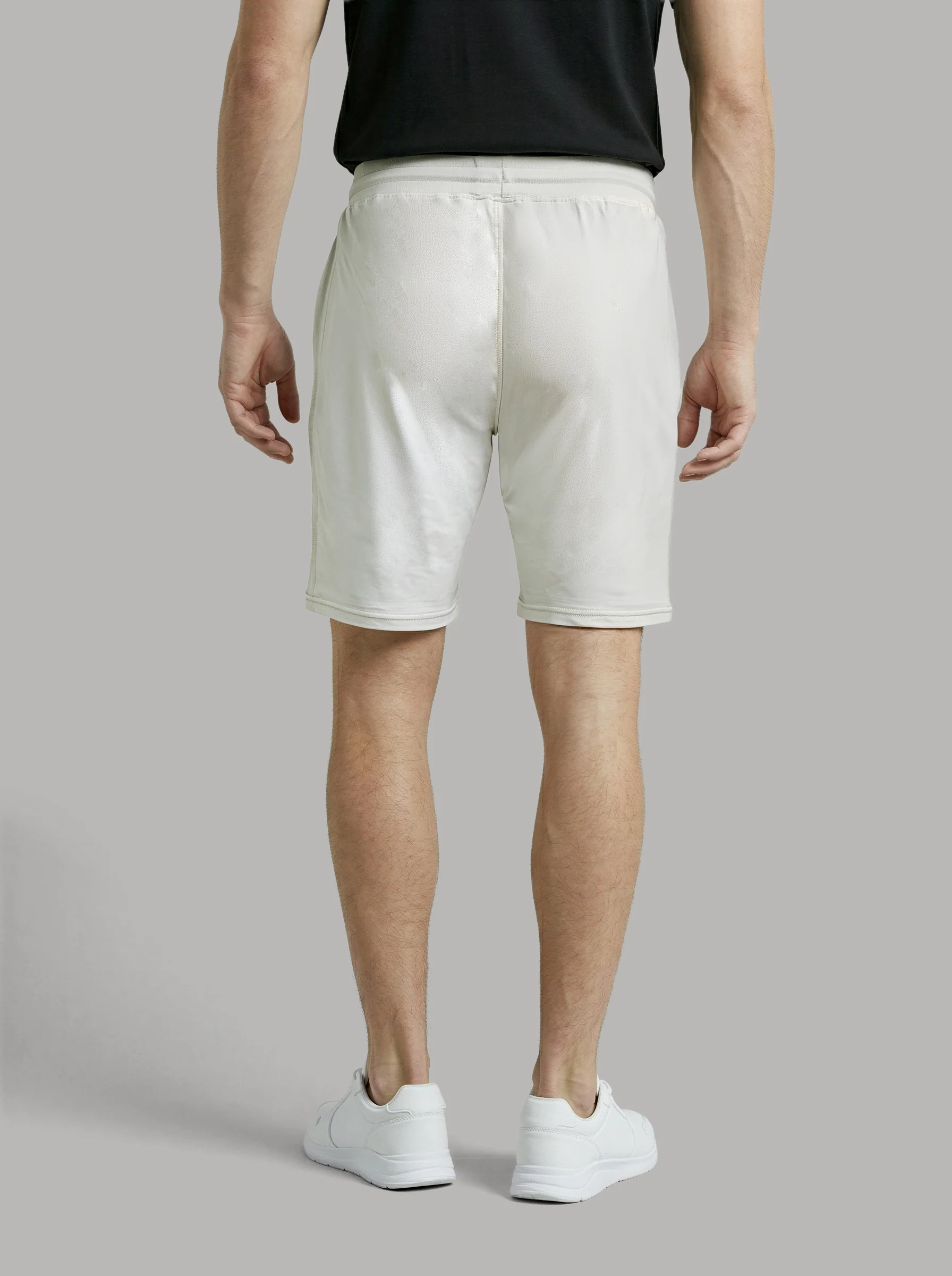 Men Solid Slim Fit Cricket Shorts with TECHNO DRY - Image 2