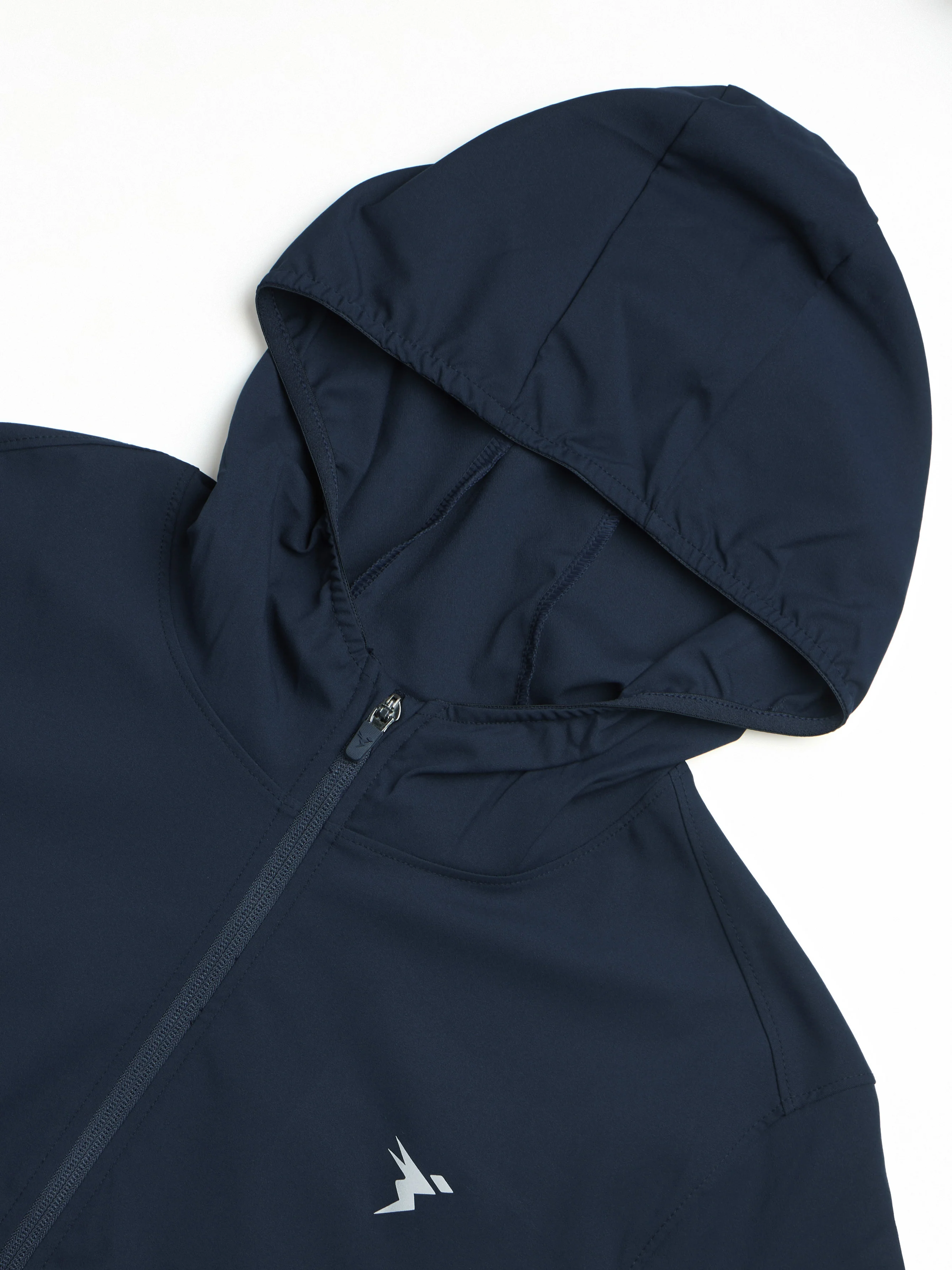 Men Solid Slim Fit Hooded Jacket with TS FLEXI - Image 8