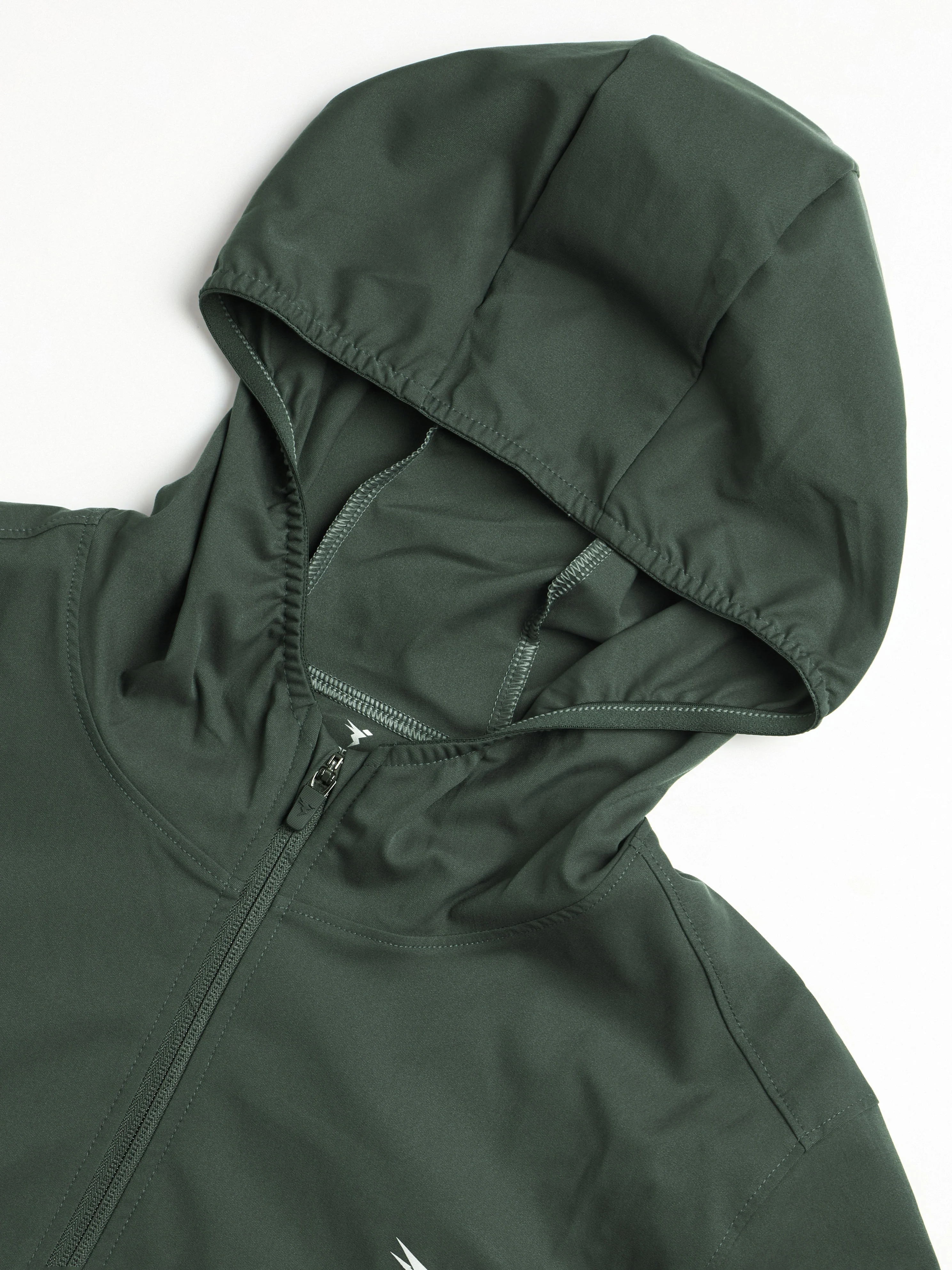 Men Solid Slim Fit Hooded Jacket with TS FLEXI - Image 8