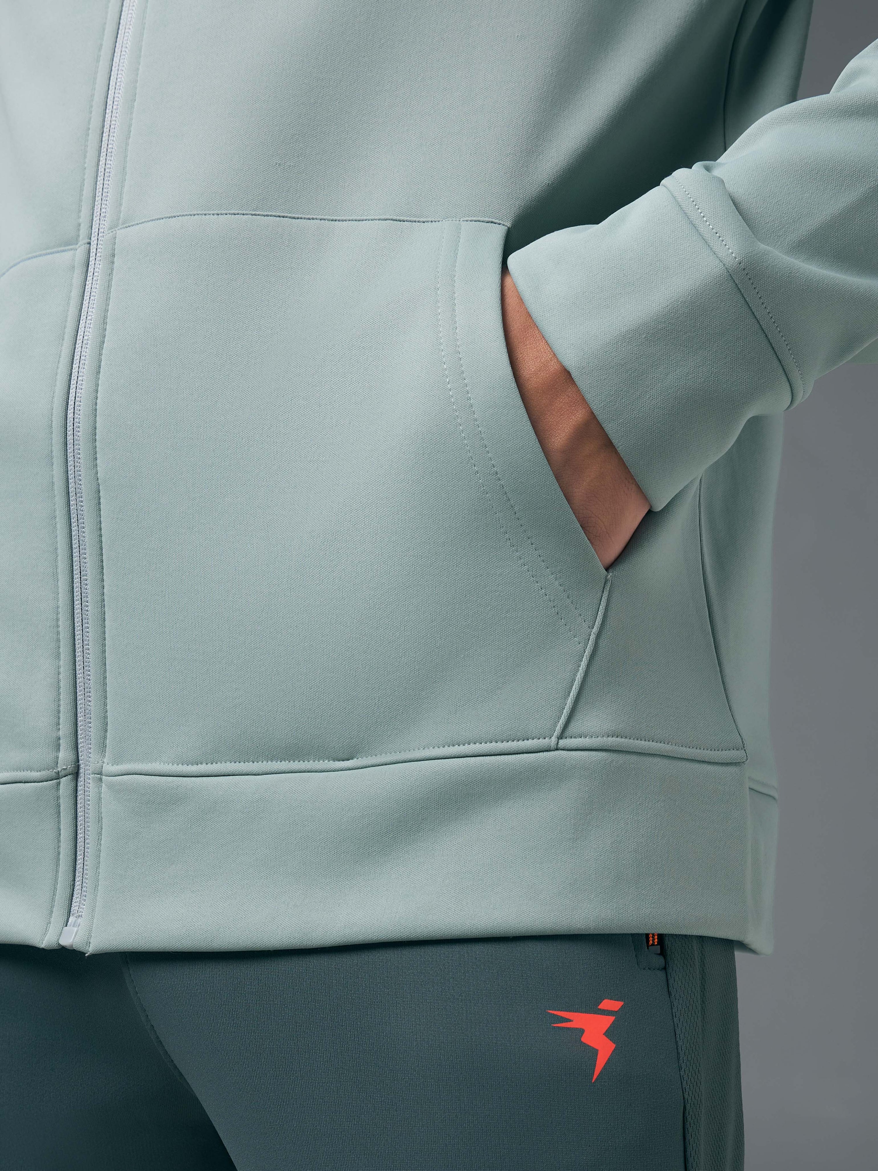 Men Solid Slim Fit Hooded Jacket with TECHNOWARM+ - Image 7