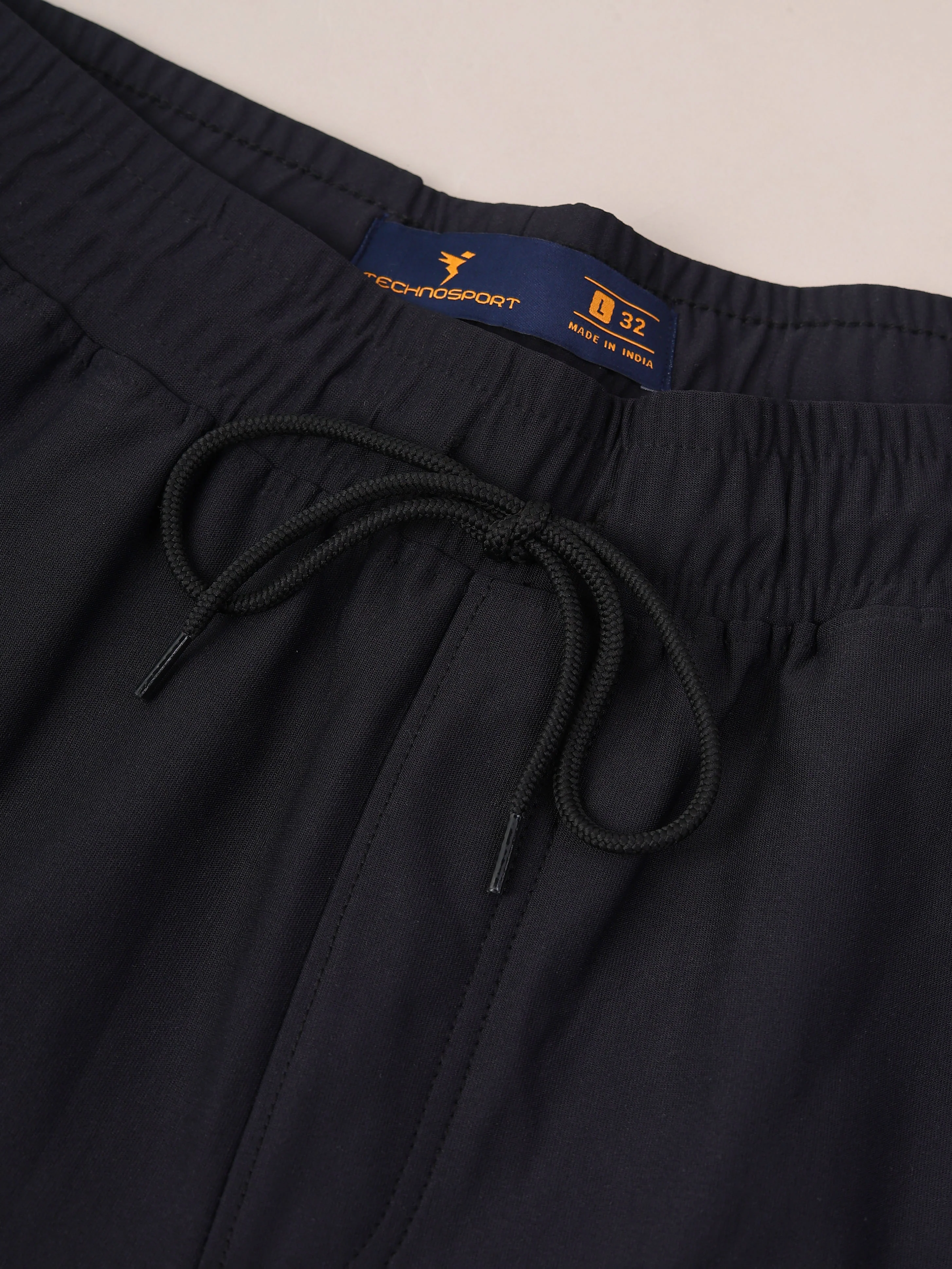 Men Solid Slim Fit Joggers with ELASTOPLUS - Image 6