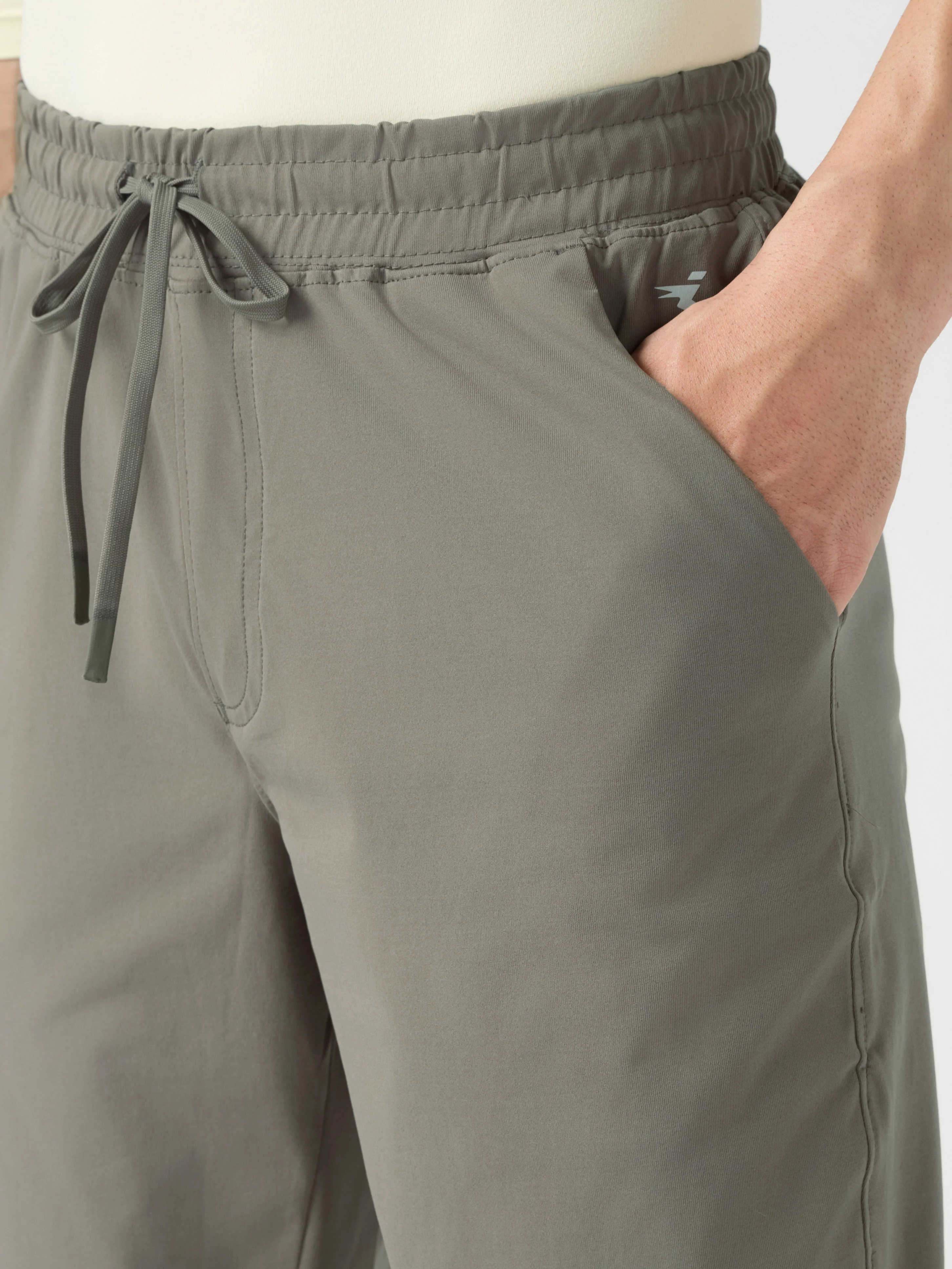 Men Solid Slim Fit Joggers with ELASTOPLUS - Image 6
