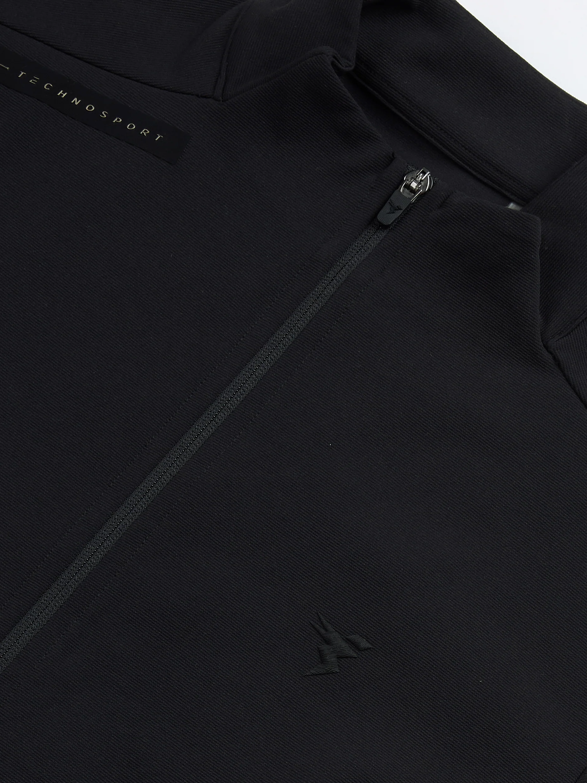 Men Solid Slim Fit Mock Neck Jacket with ELASTO PLUS - Image 8