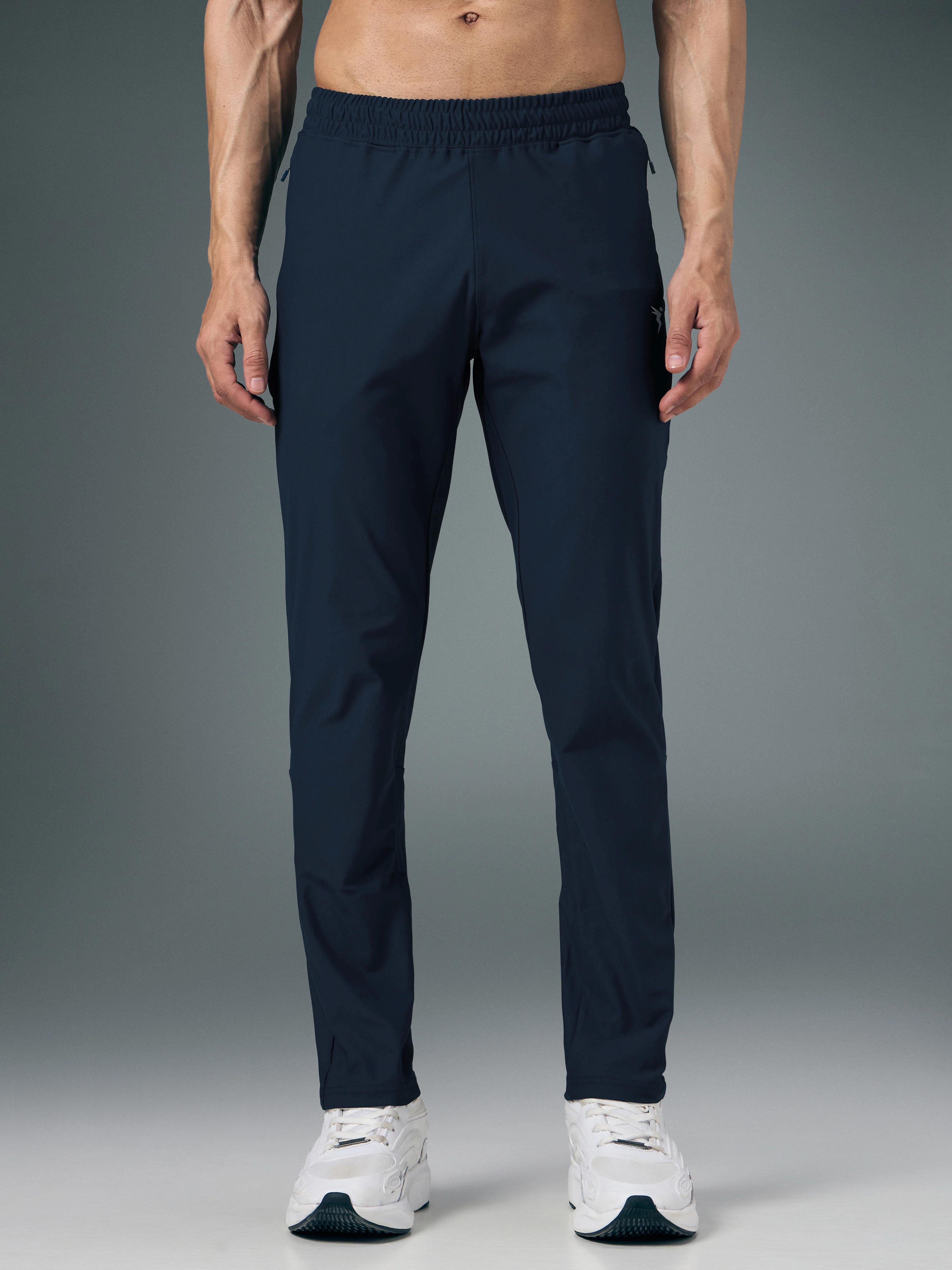 Men Solid Slim Fit Mock Tracksuits with DURACOOL+ - Image 6
