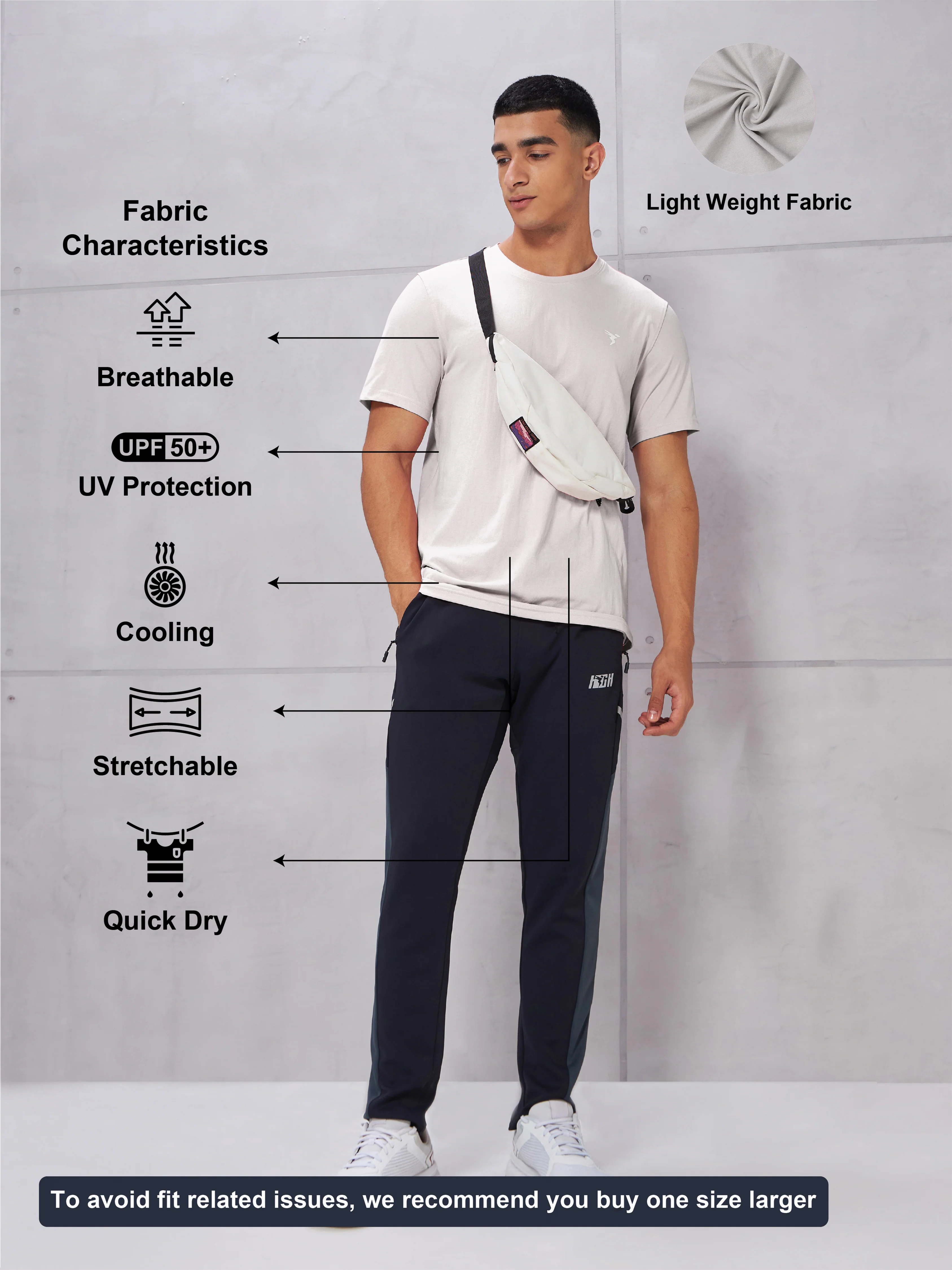 Men Solid Slim Fit pack of 3 Crew Neck T-shirt with COTFLEX - Image 6