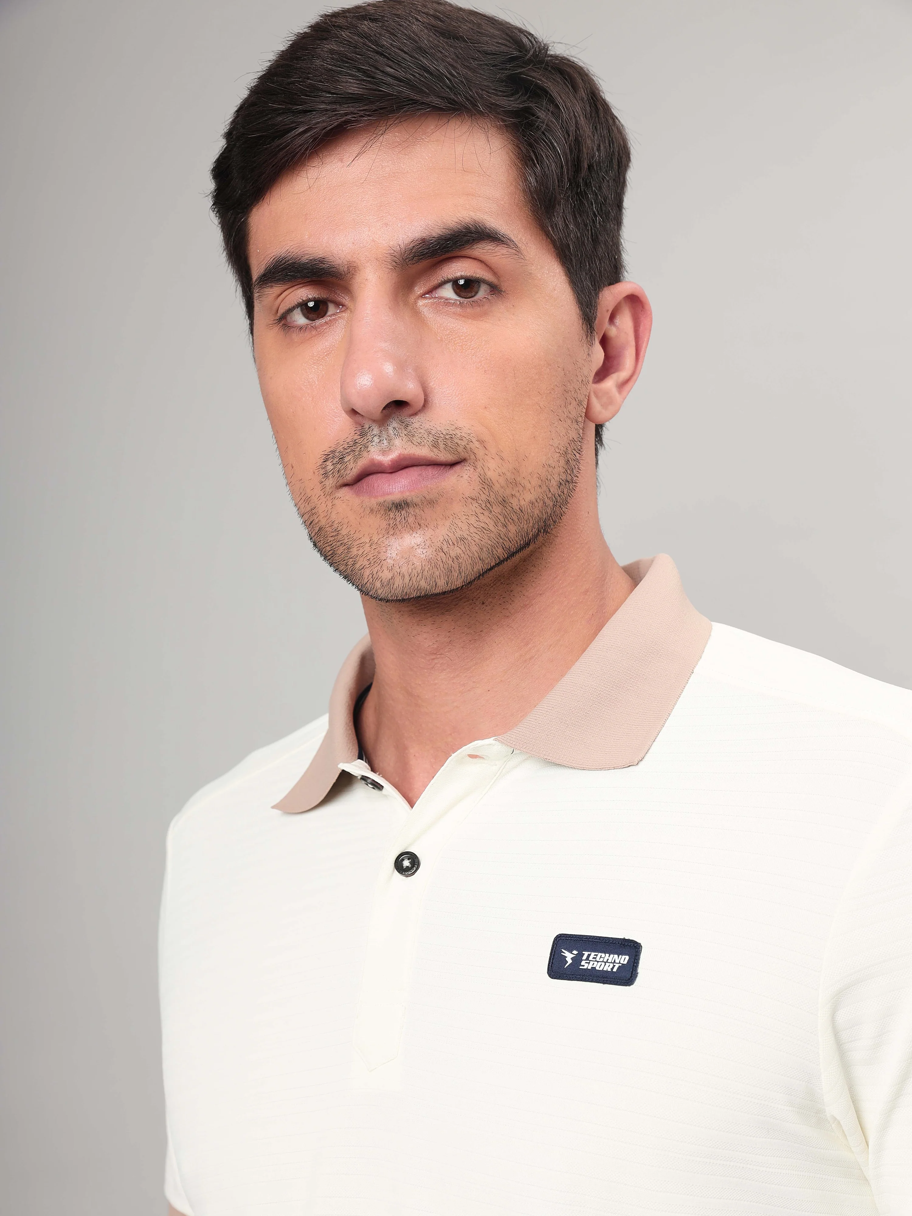Men Solid Slim Fit Polo Sports T-shirt with MATPIQ (Pack of 2) - Image 6