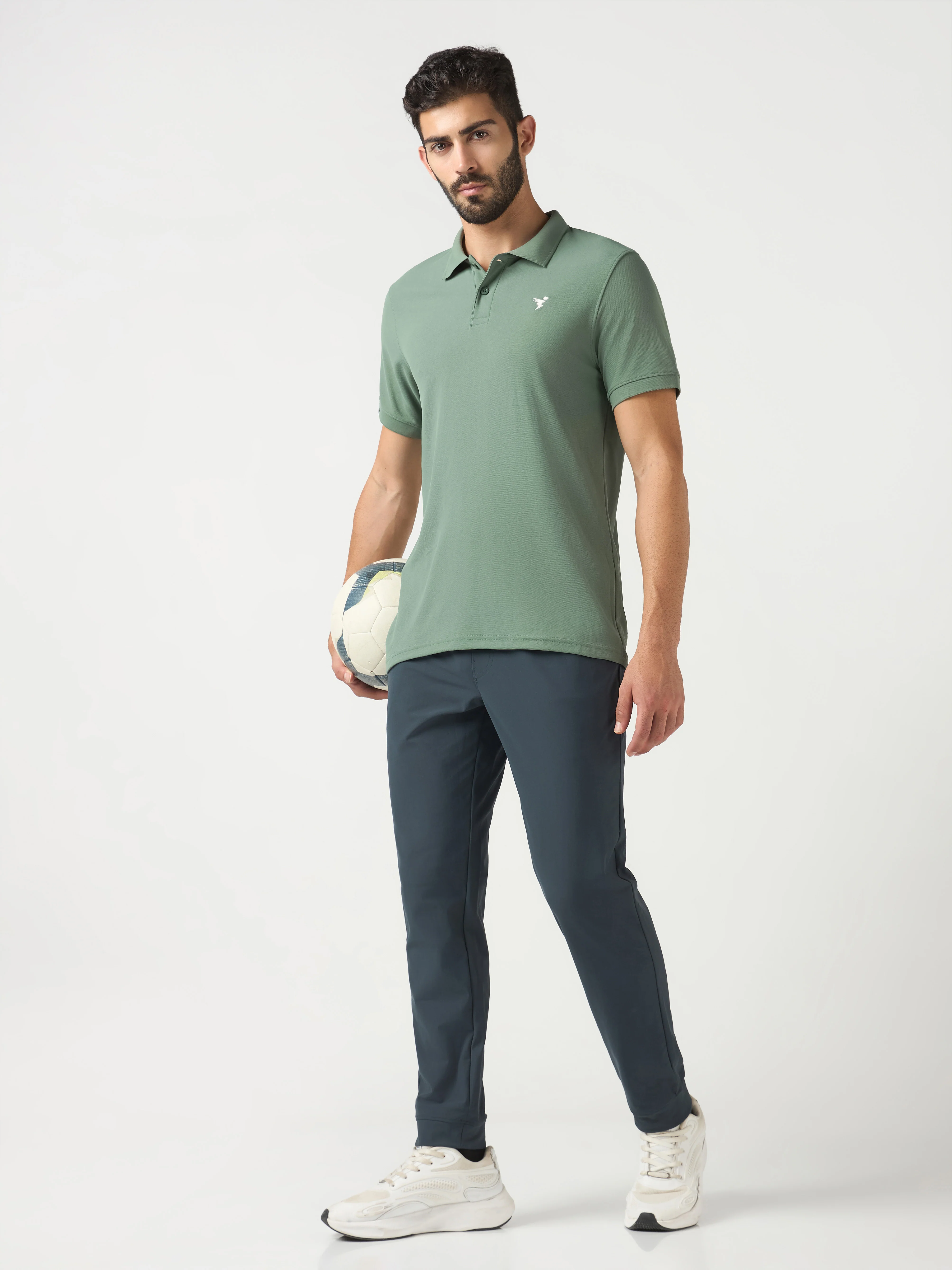 Men Solid Slim Fit Polo T-shirt  pack of 2 with MATPIQ - Image 8