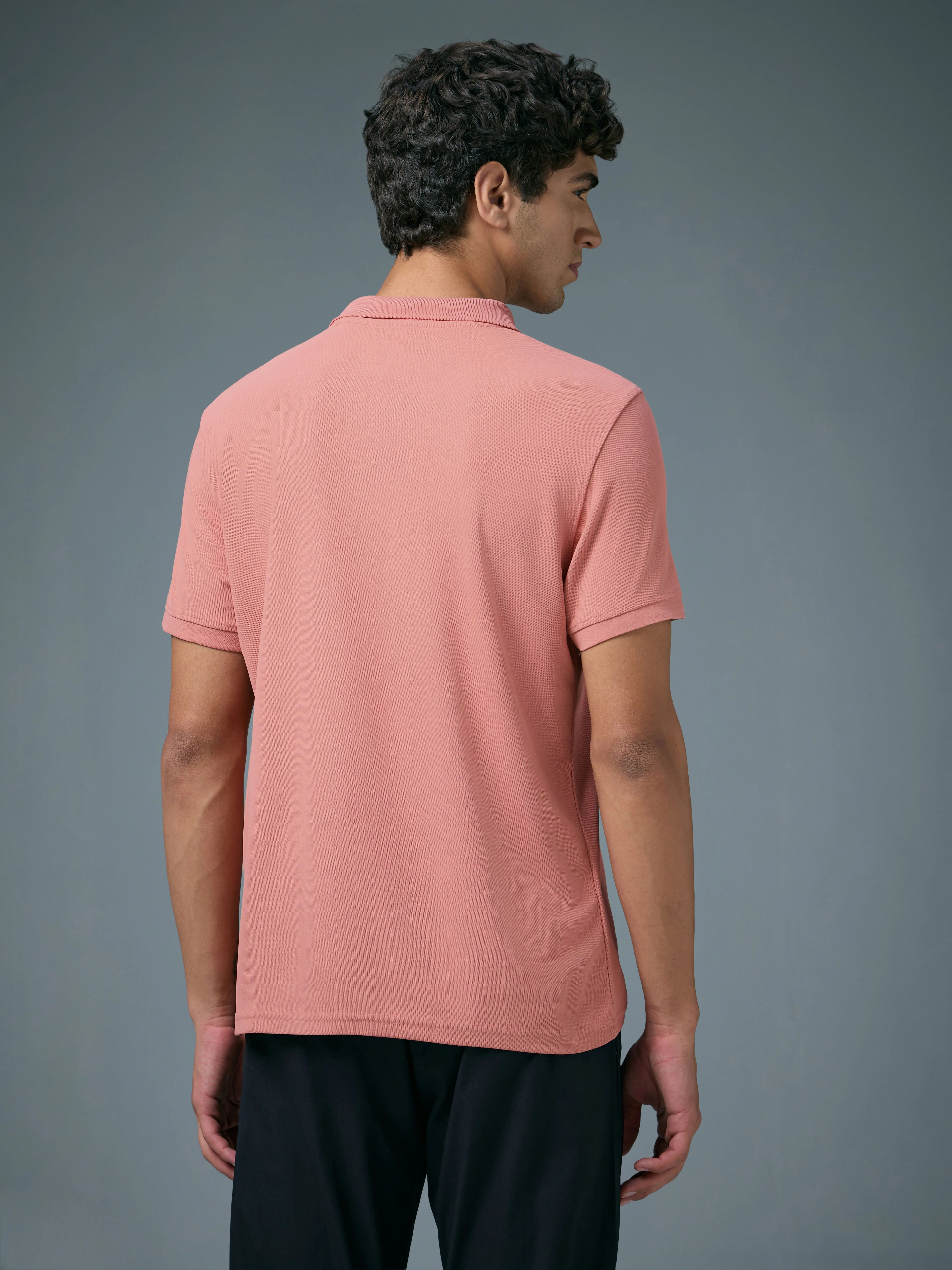 Men Solid Slim Fit Polo T-shirt  pack of 3 with MATPIQ - Image 3