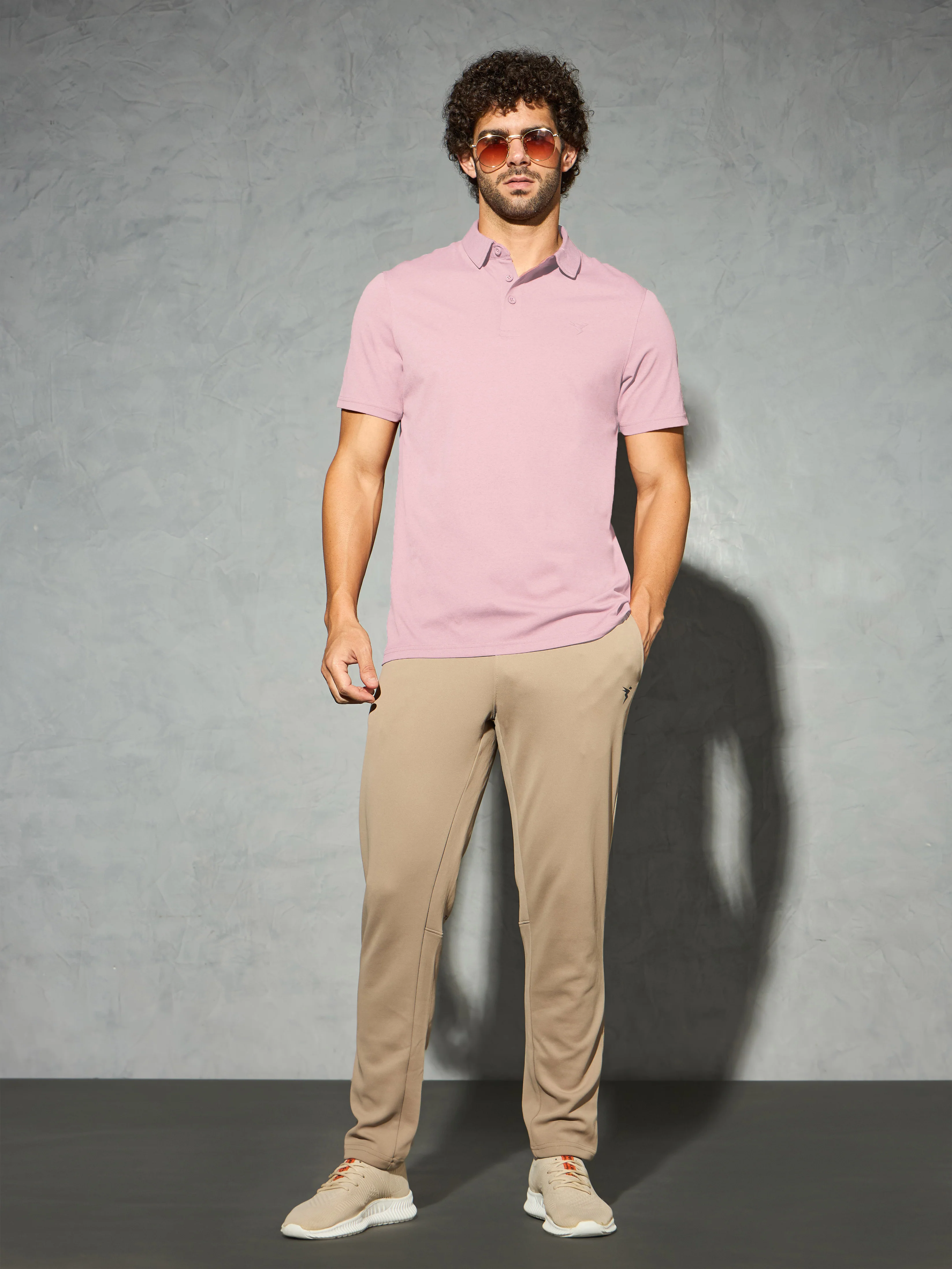 Men Solid Slim Fit Polo T-shirt with COTFLEX - Image 5