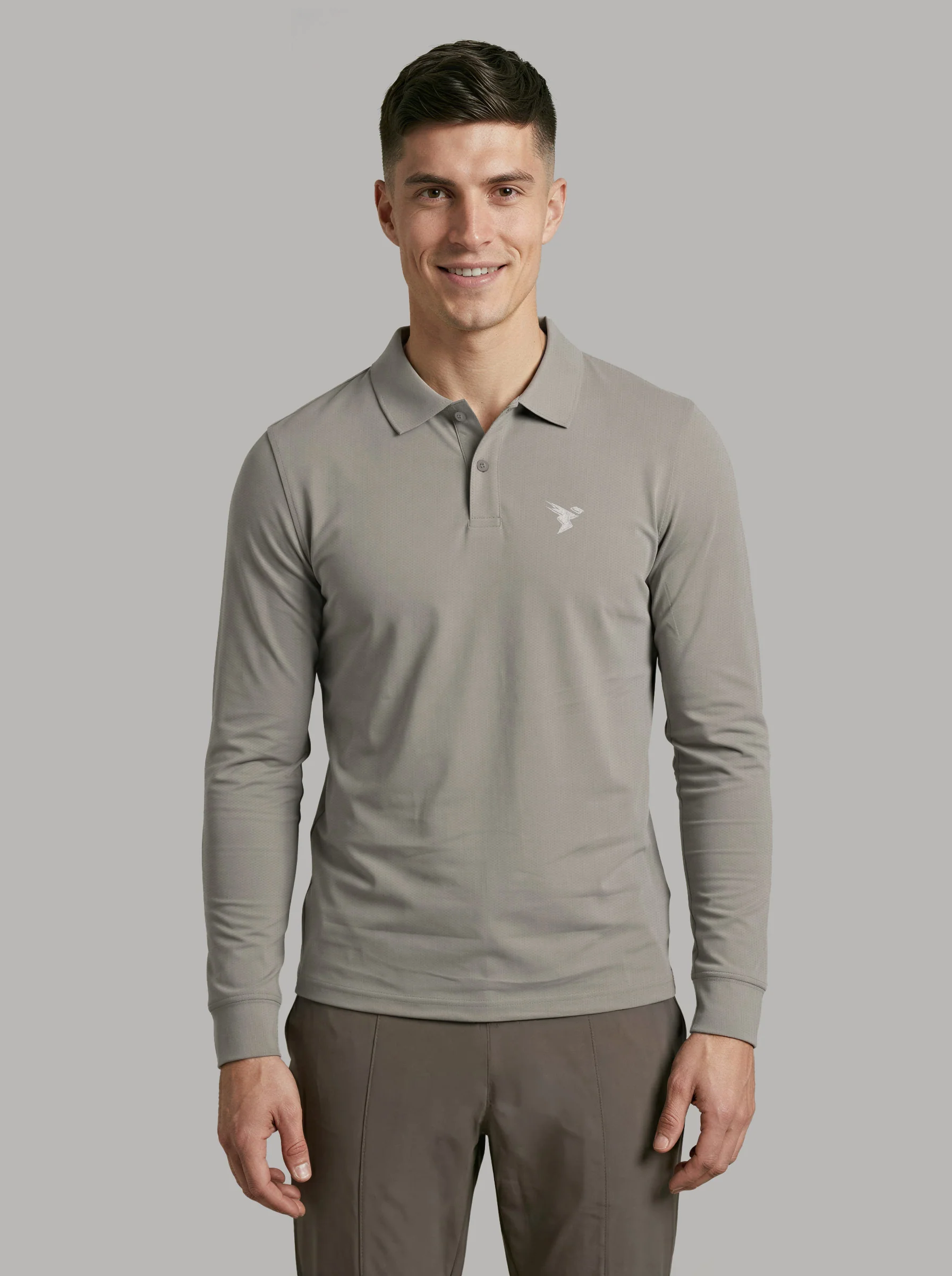 Men Solid Slim Fit Polo T-shirt with MATPIQ
