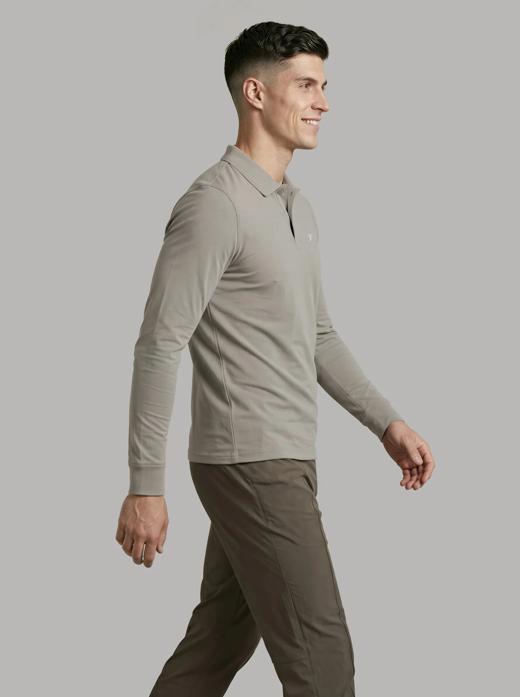 Men Solid Slim Fit Polo T-shirt with MATPIQ - Image 5