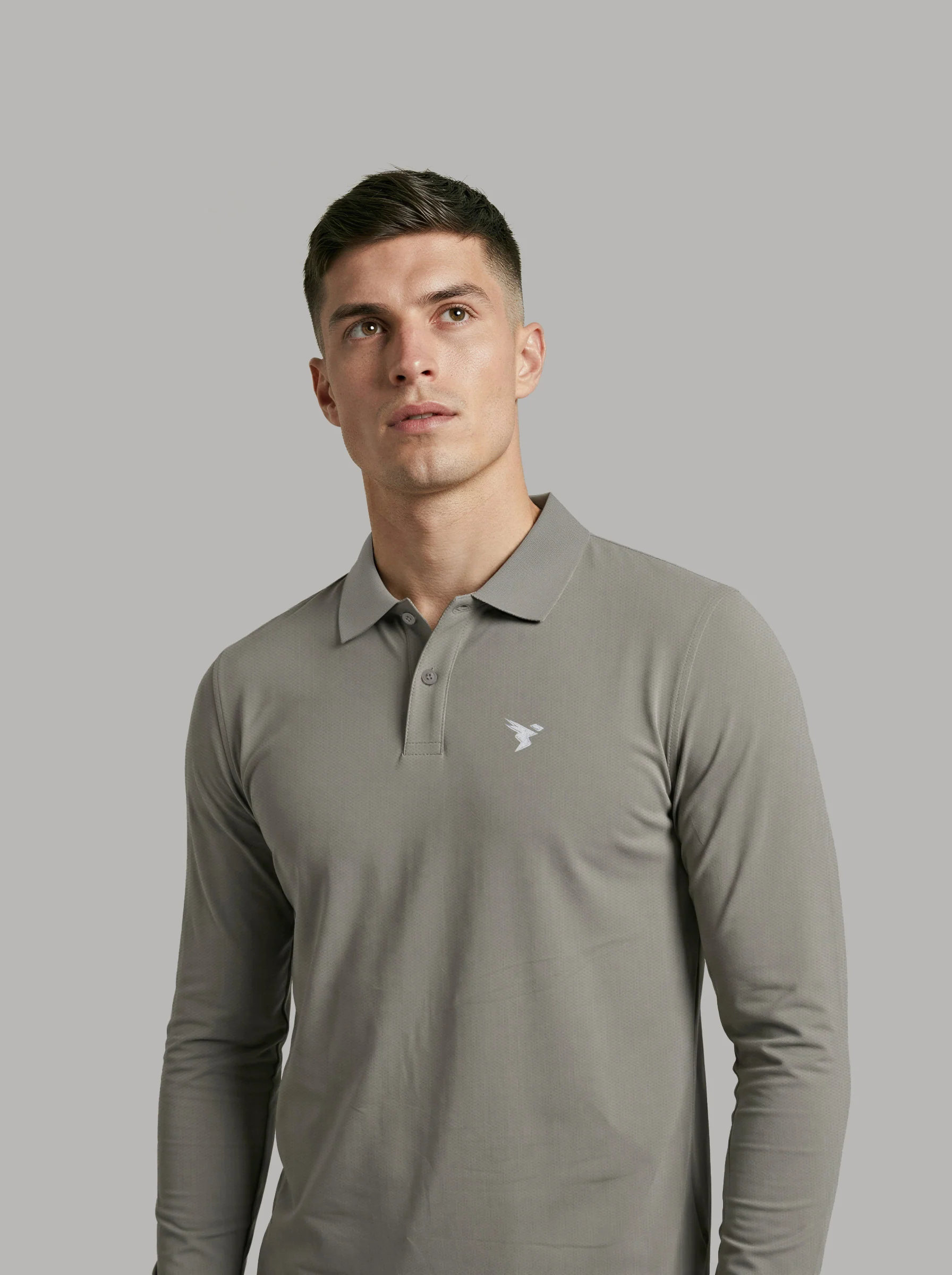 Men Solid Slim Fit Polo T-shirt with MATPIQ - Image 7