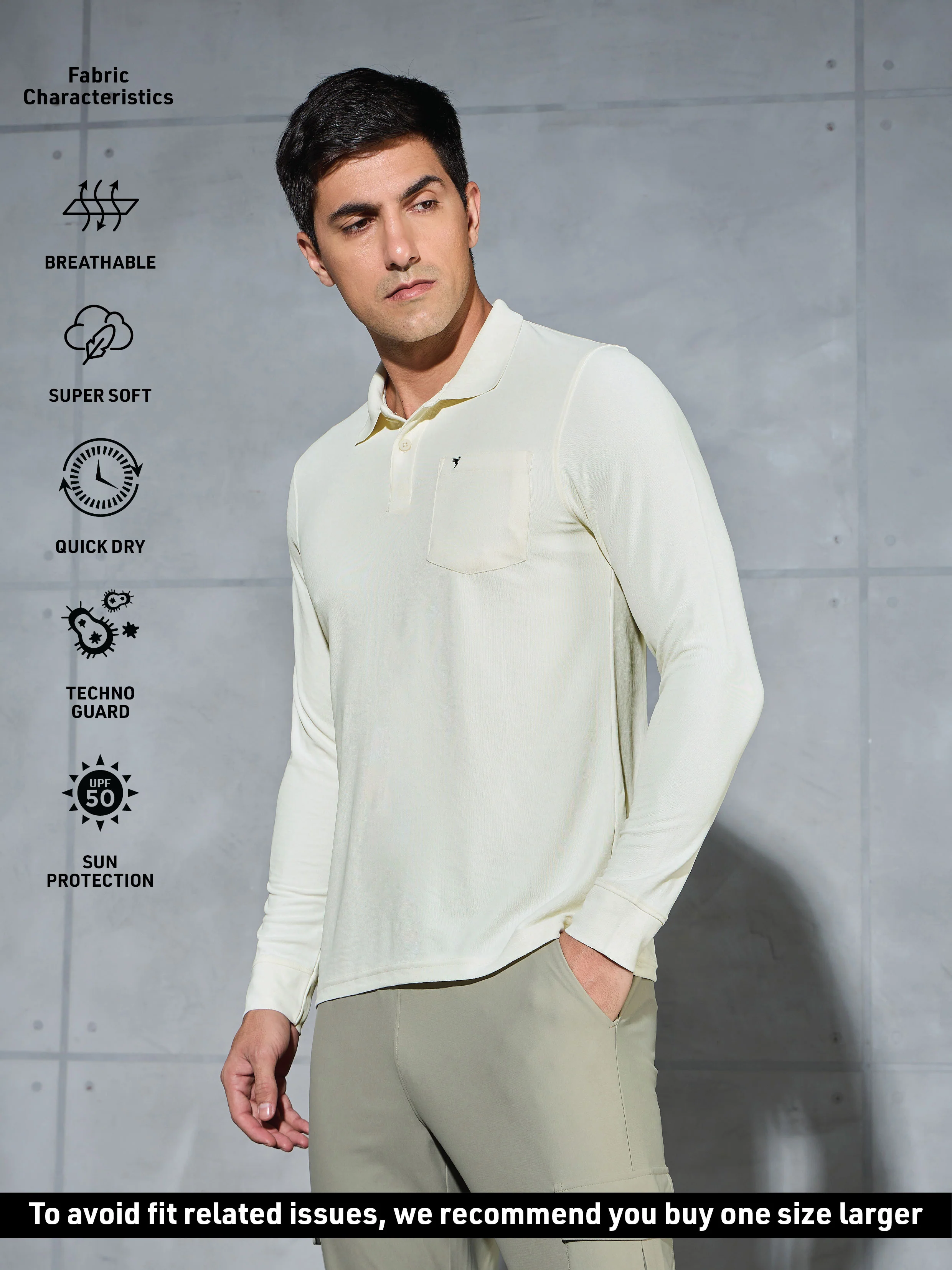 Men Solid Slim Fit Polo T-shirt with MATPIQ - Image 5