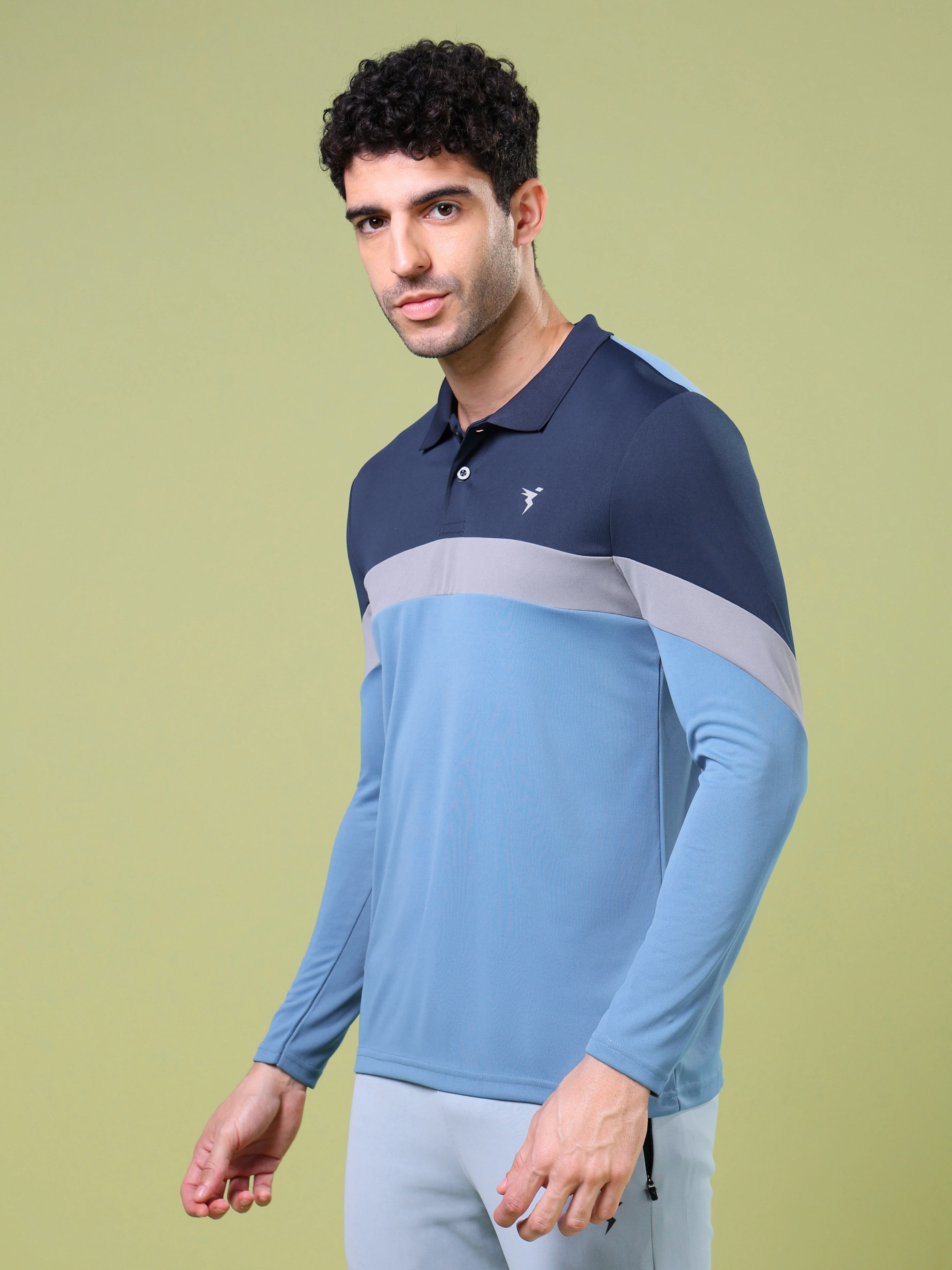 Men Solid Slim Fit Polo T-shirt with TECHNOCOOL+ - Image 4