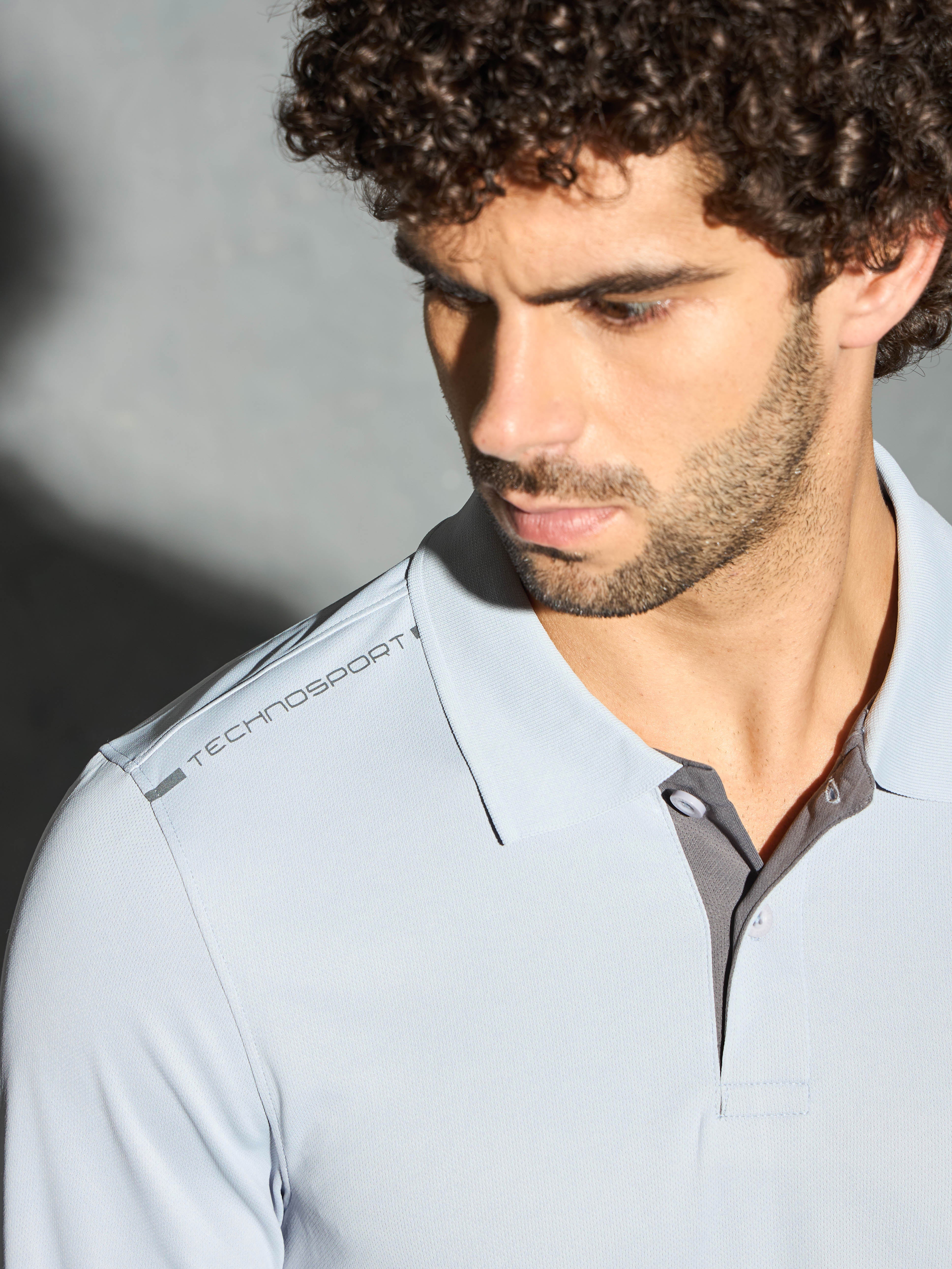 Men Solid Slim Fit Polo T-shirt with TECHNOCOOL+ - Image 6