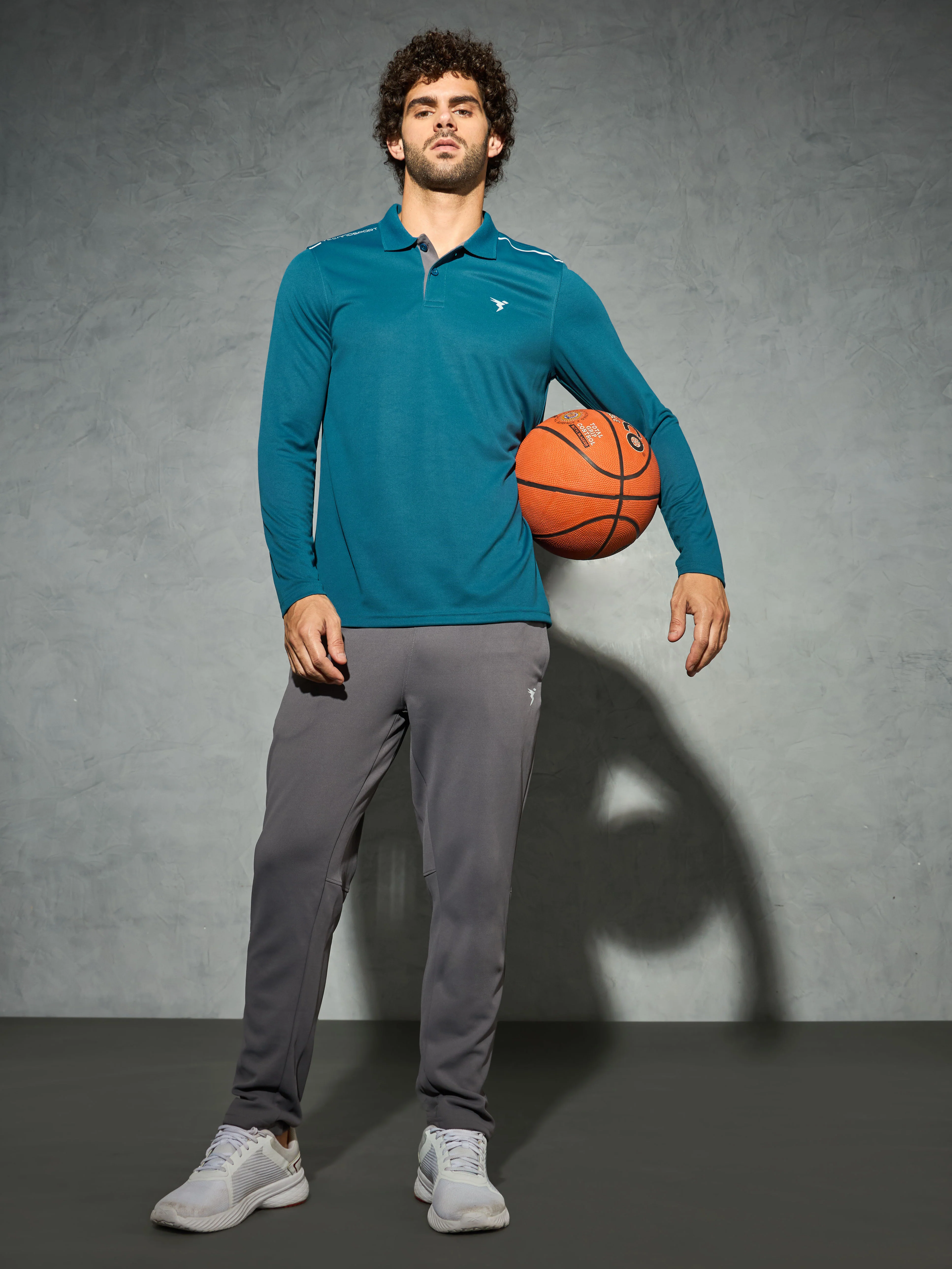 Men Solid Slim Fit Polo T-shirt with TECHNOCOOL+ - Image 5