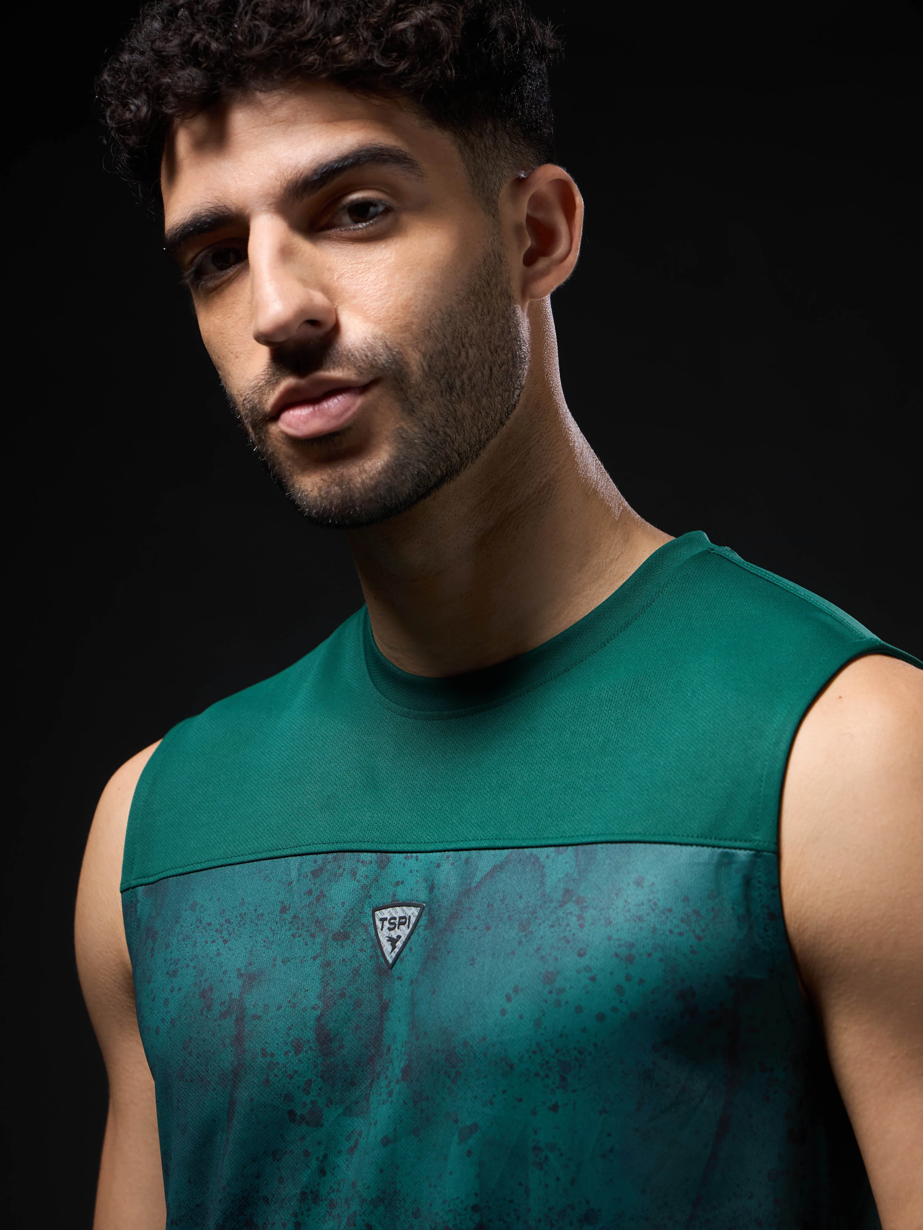 Men Printed Slim Fit Round Neck Innerwear Vest with TECHNOCOOL+ - Image 6