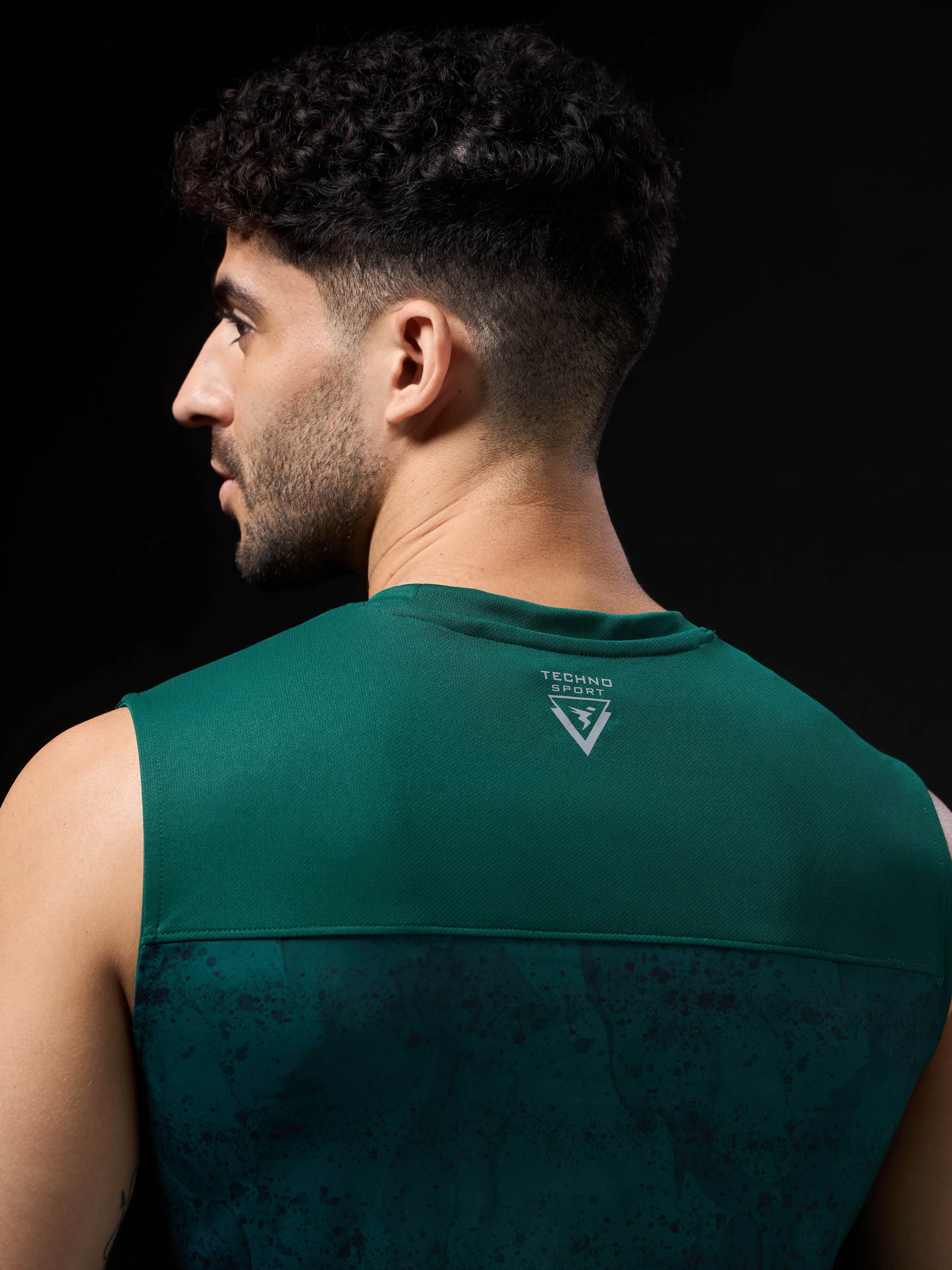Men Printed Slim Fit Round Neck Innerwear Vest with TECHNOCOOL+ - Image 7