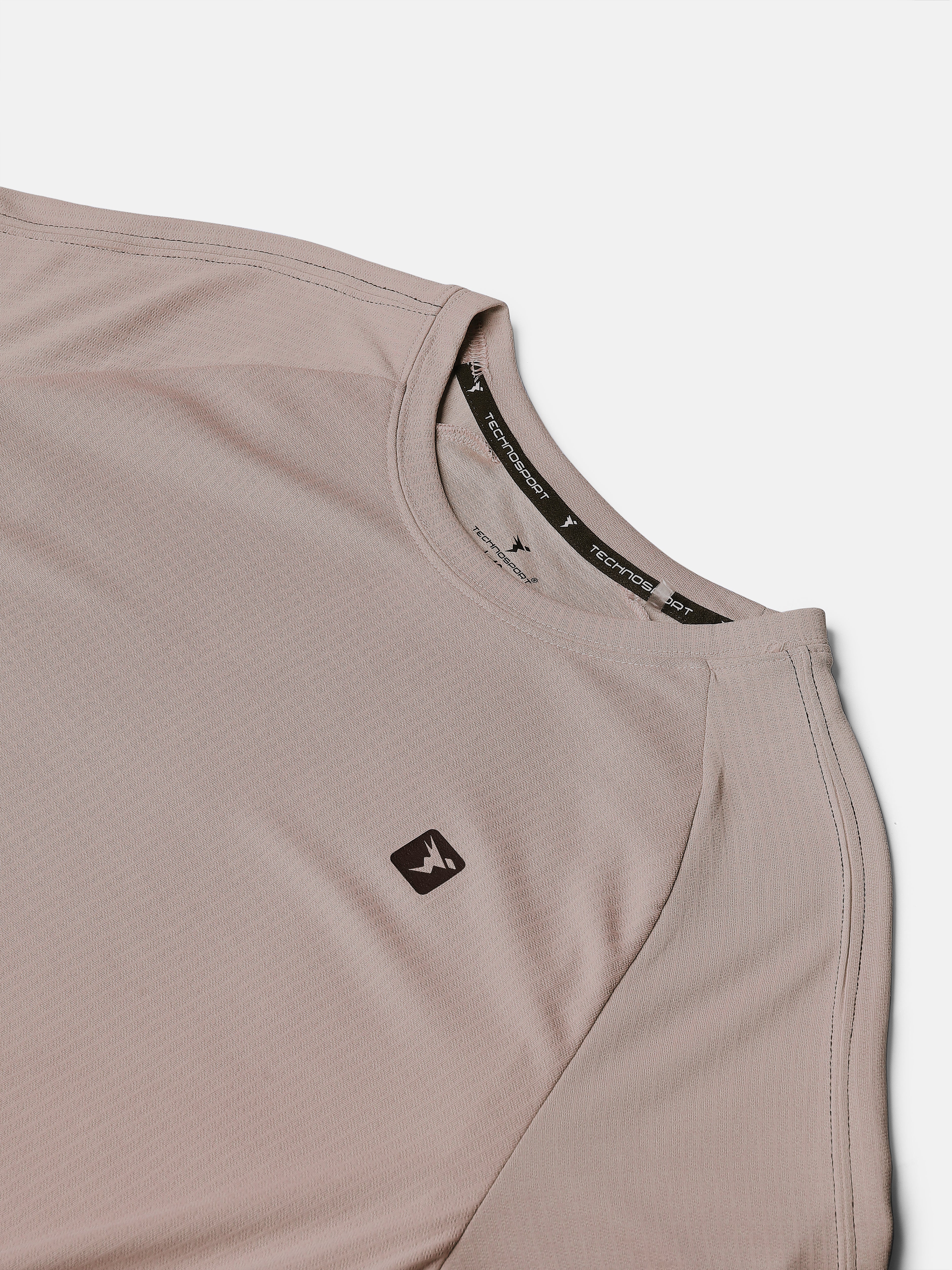 Men Solid Slim Fit Round Neck Sports T-shirt with TECHNOCOOL+ - Image 5