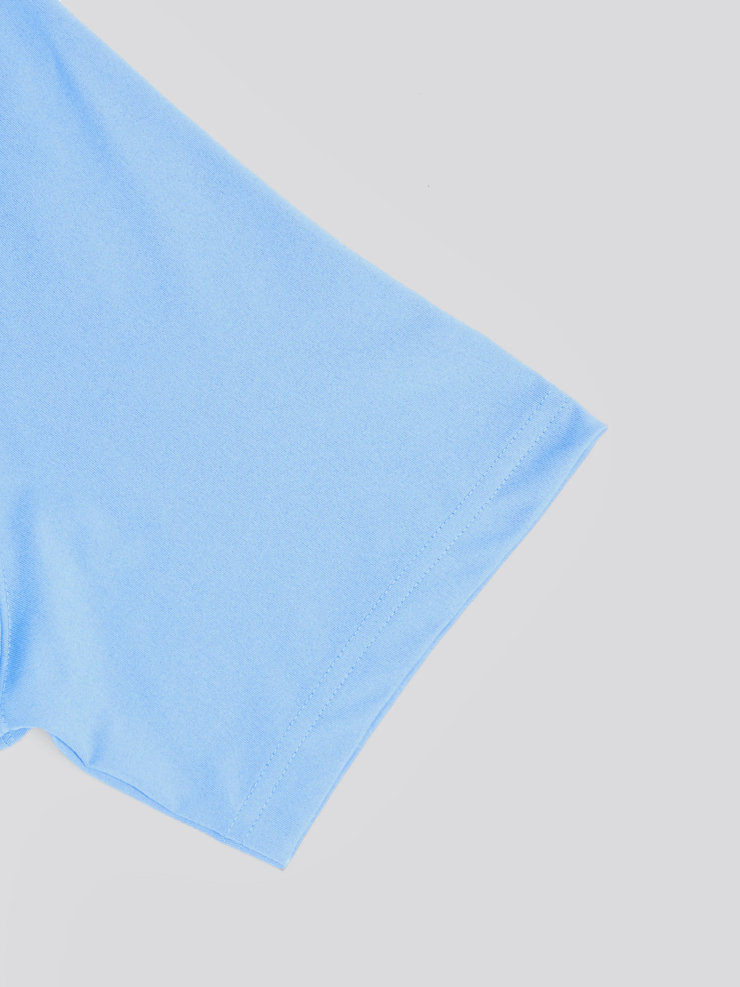 Men Solid Slim Fit Round Neck T-shirt with COTFLEX - Image 7