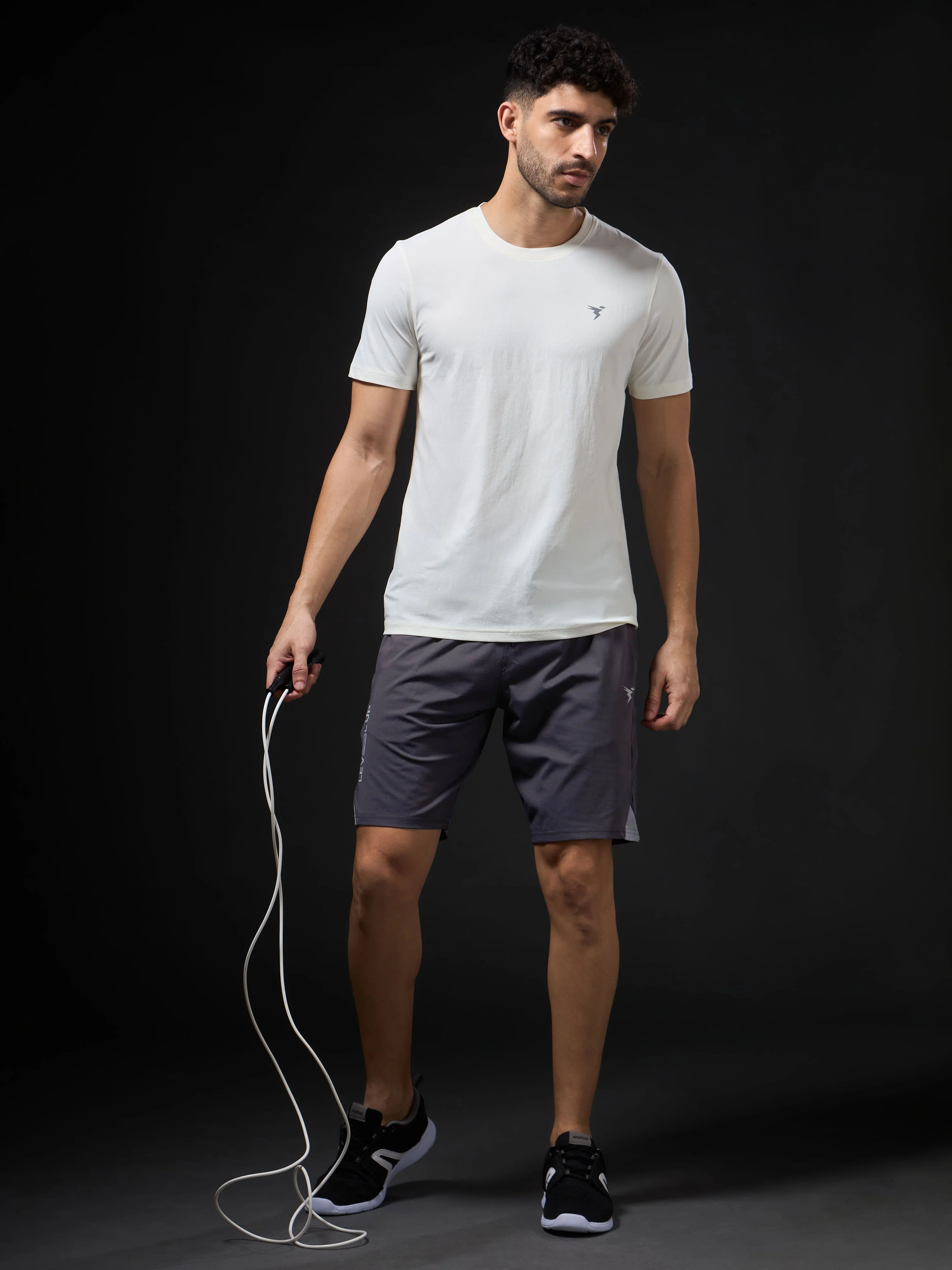 Men Solid Slim Fit Shorts with ELASTO LITE - Image 5