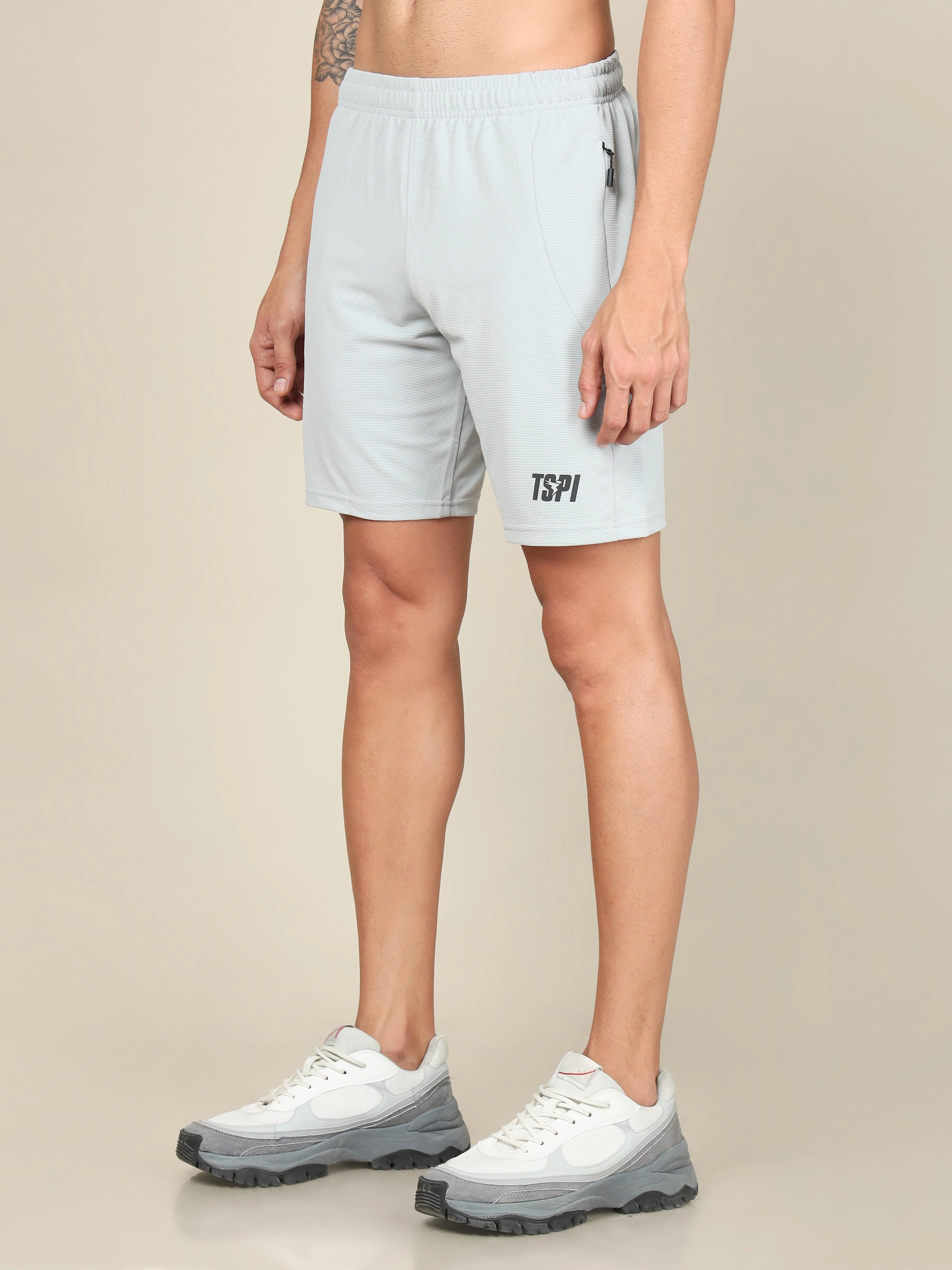 Men Solid Slim Fit Shorts with MATPIQ - Image 5