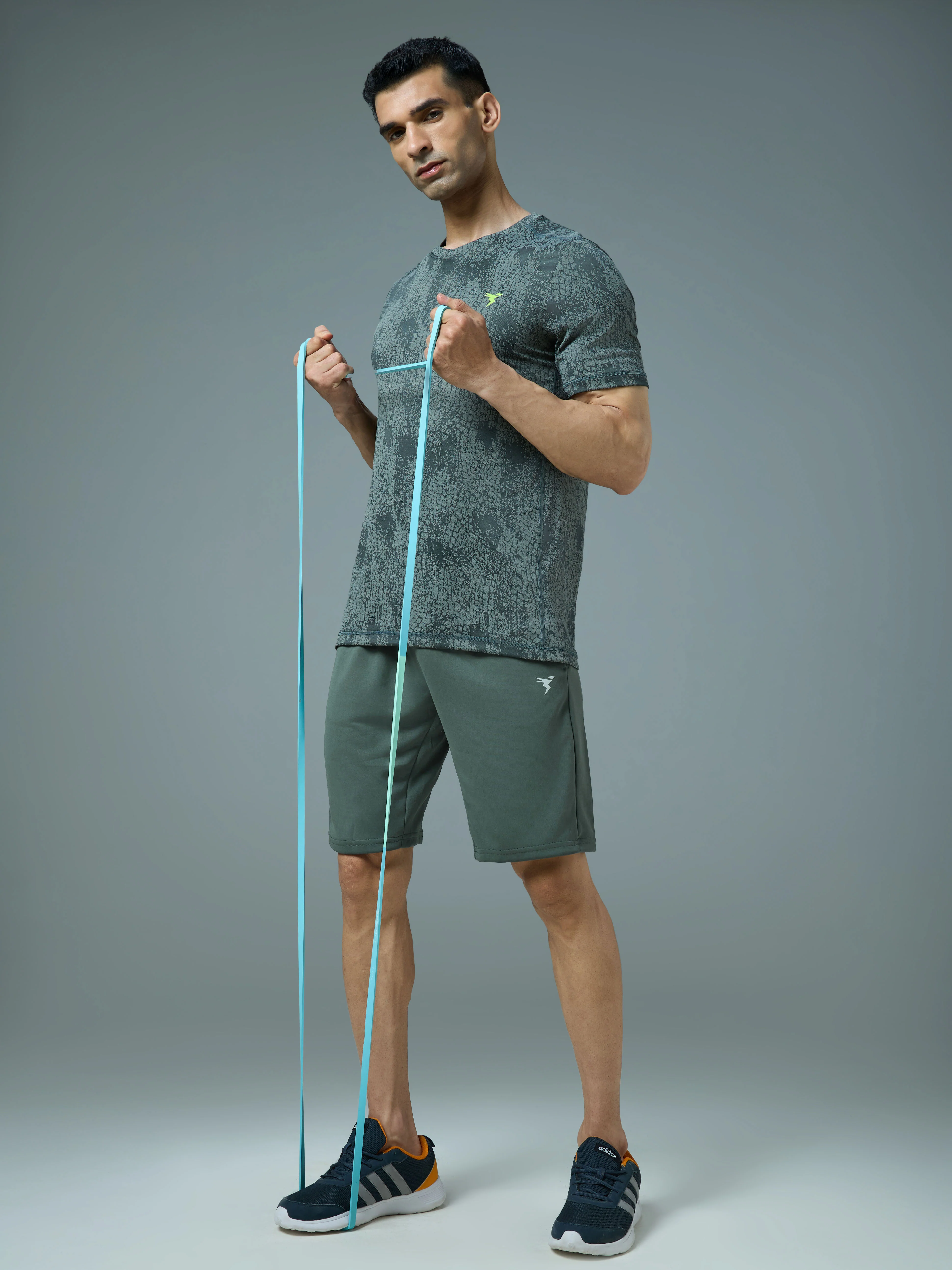 Men Solid Slim Fit Shorts with TECHNO DRY - Image 5