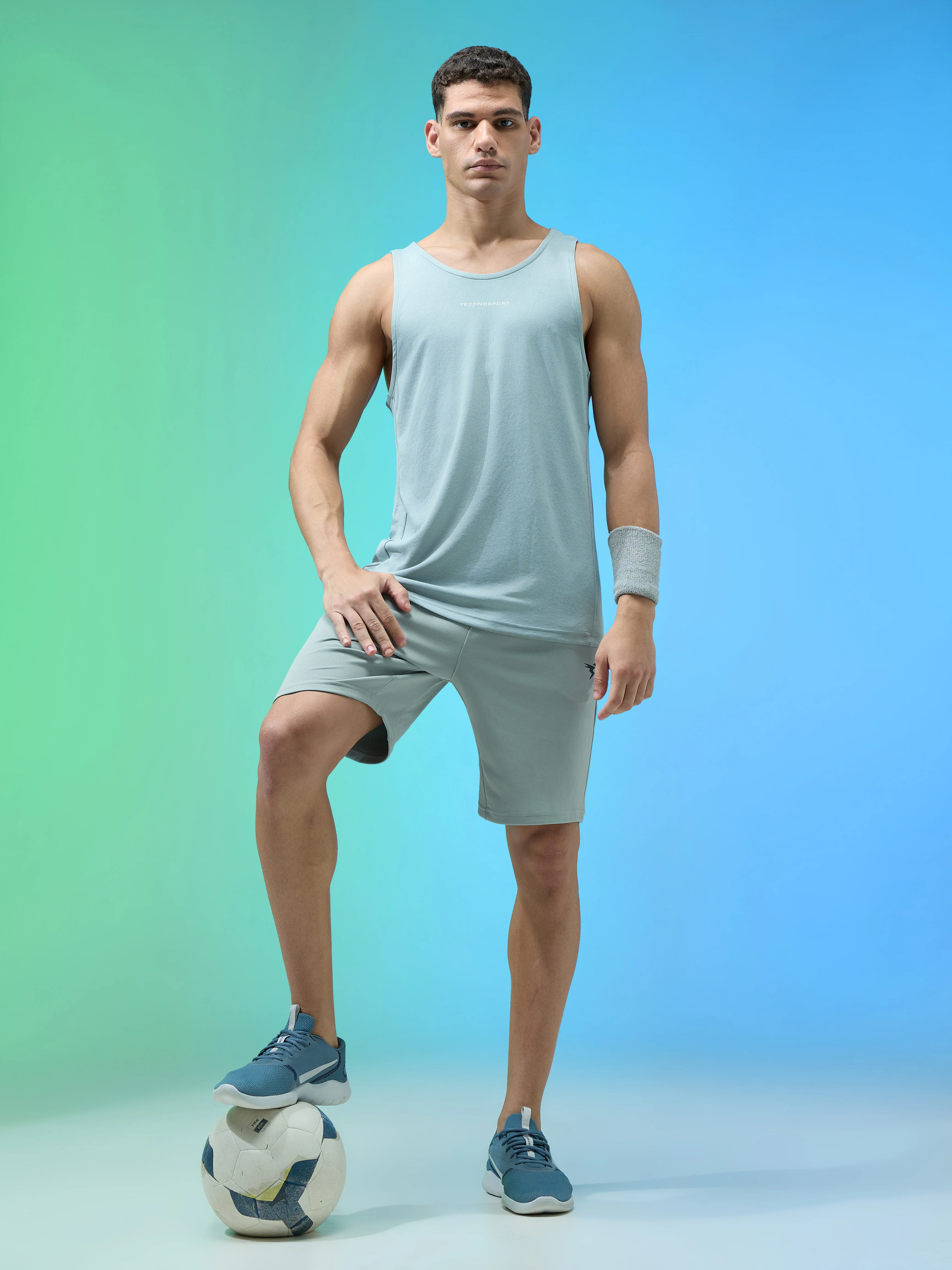 Men Solid Slim Fit Shorts with TECHNO DRY - Image 5
