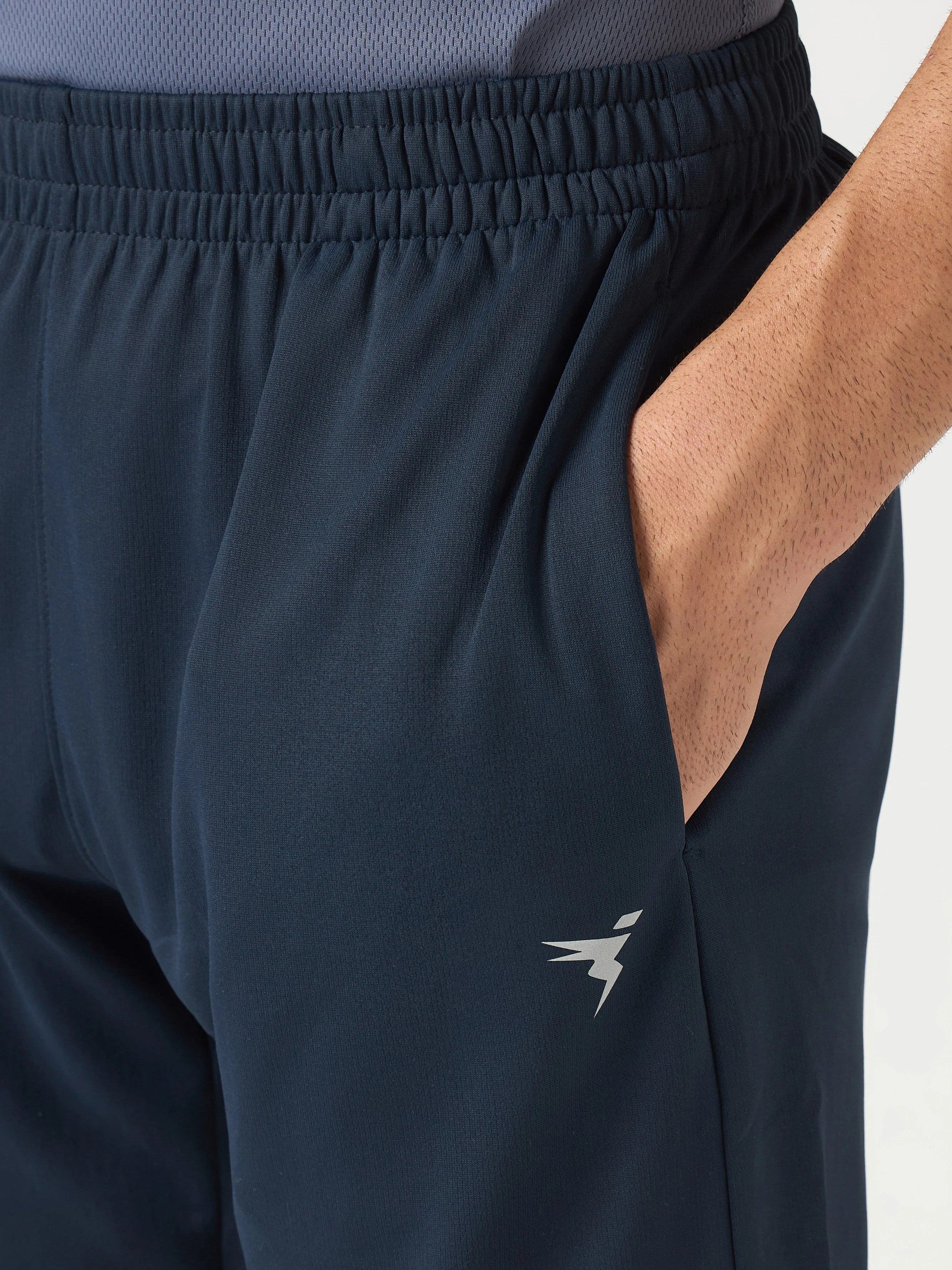 Men Solid Slim Fit Shorts with TECHNO DRY - Image 4