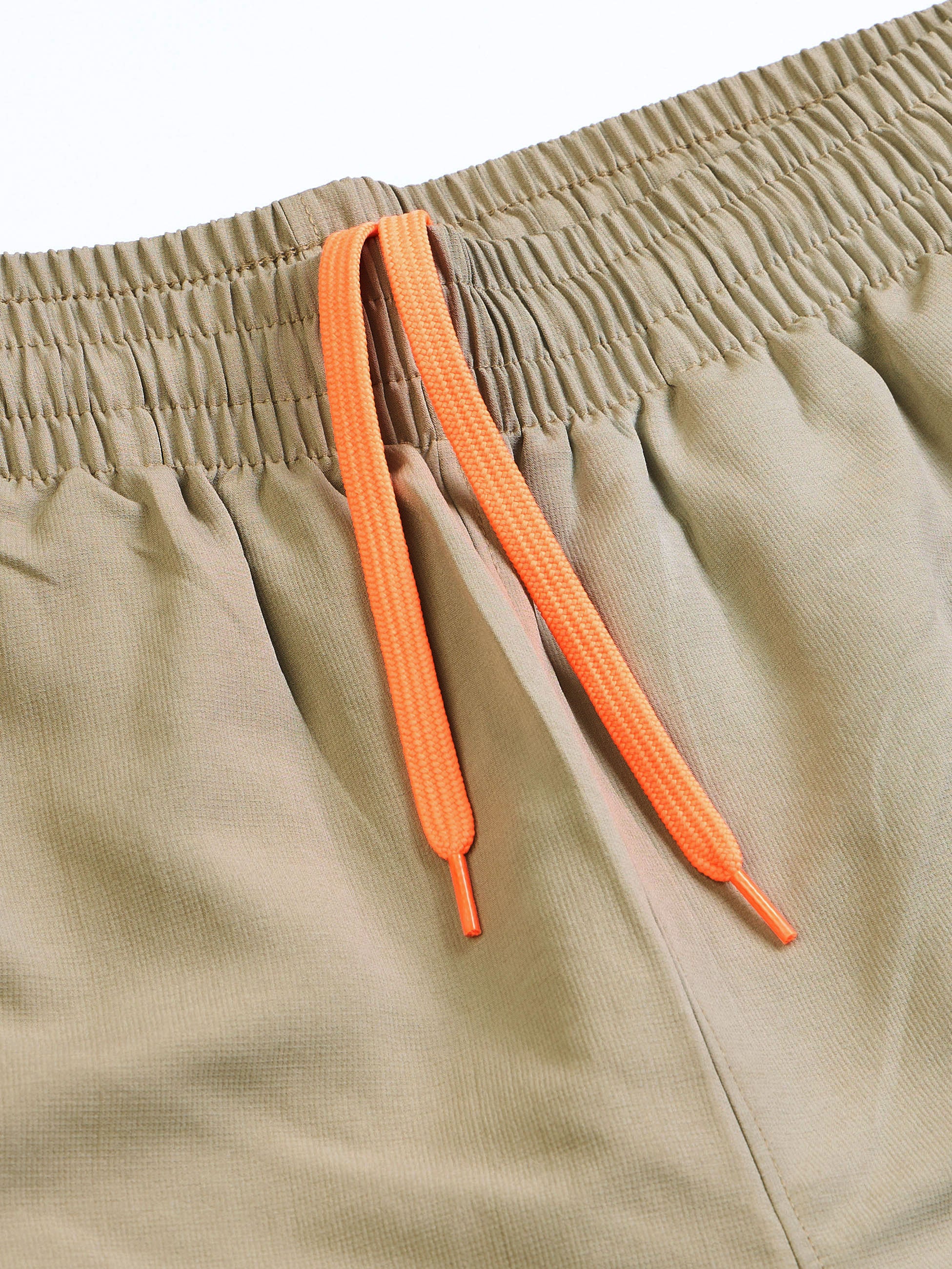 Men Solid Slim Fit Shorts with TECHNOLITE - Image 7