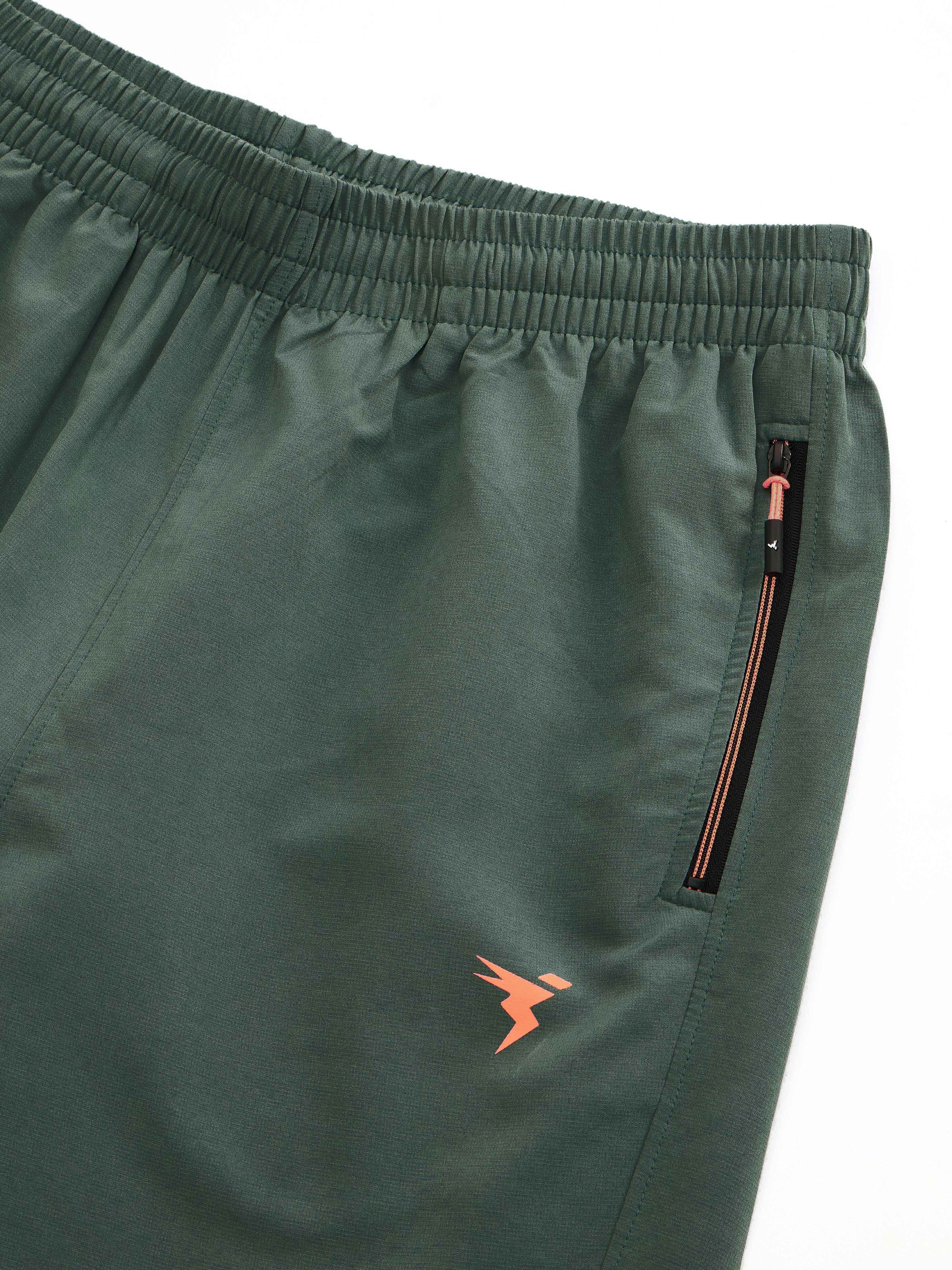 Men Solid Slim Fit Shorts with TECHNOLITE - Image 8
