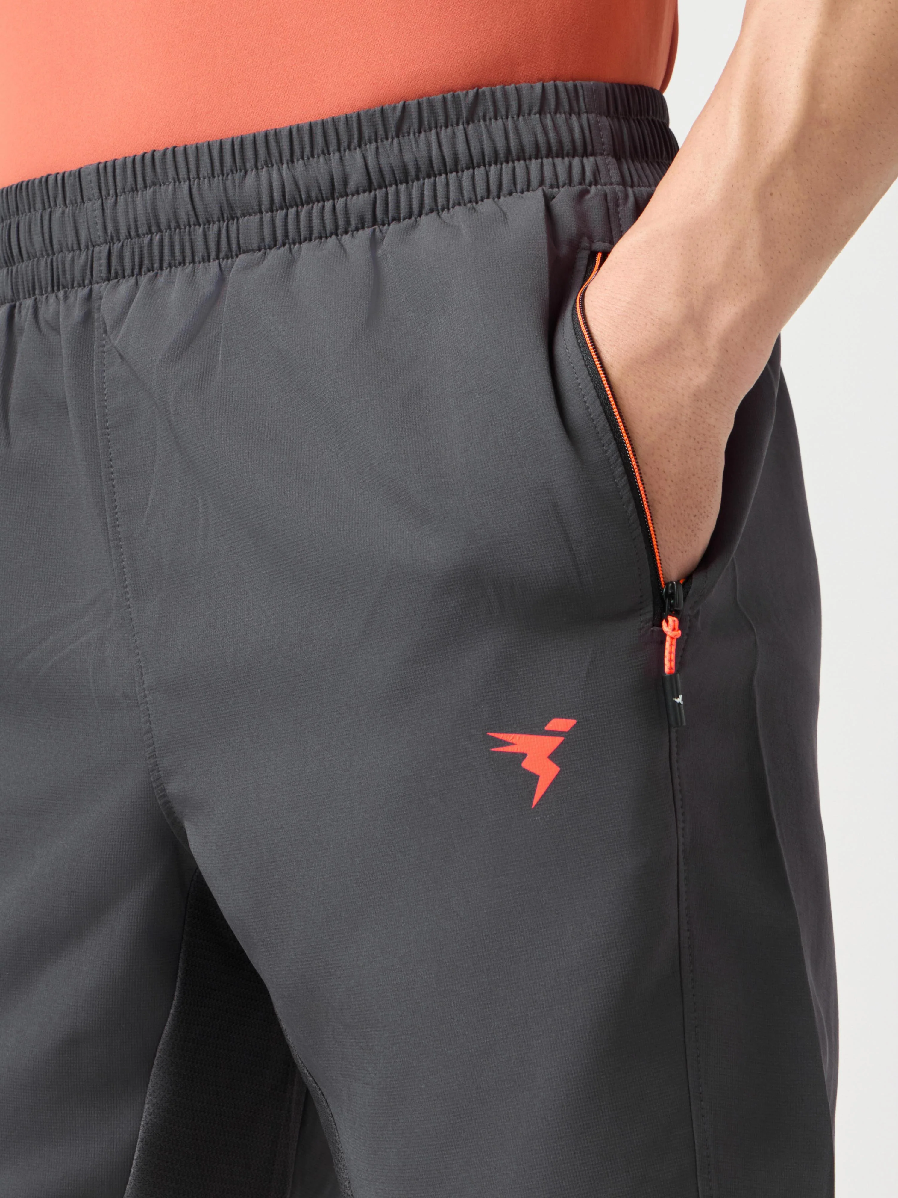 Men Solid Slim Fit Shorts with TECHNOLITE - Image 5
