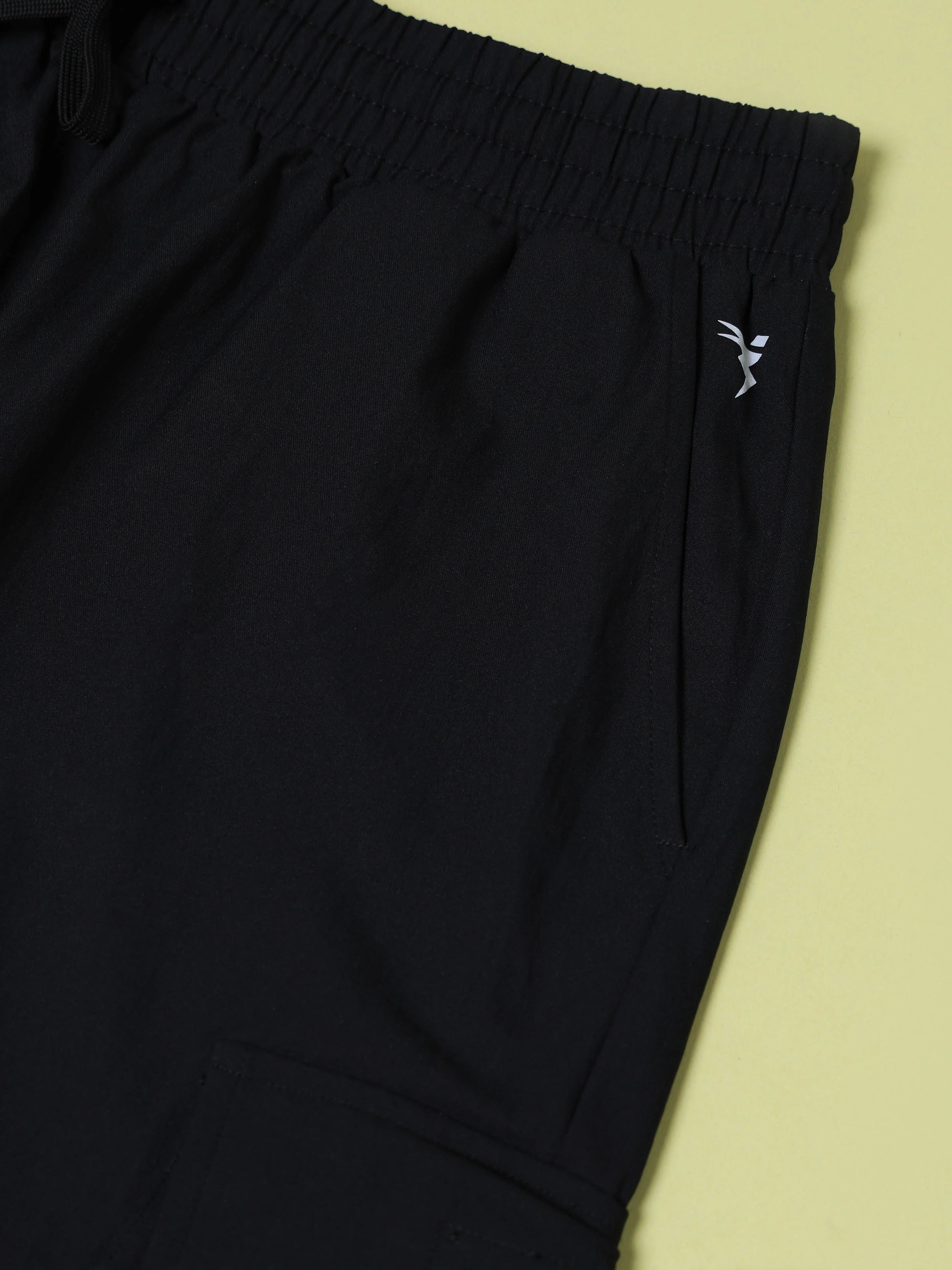 Men Solid Slim Fit Shorts with TS FLEXI - Image 8