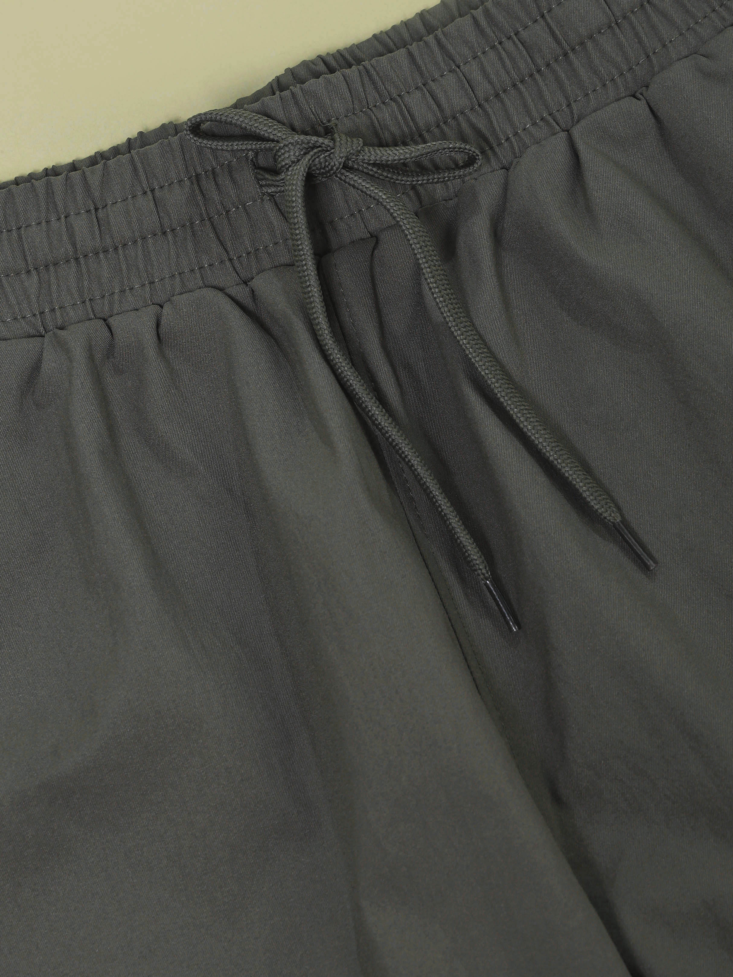 Men Solid Slim Fit Shorts with TS FLEXI - Image 7
