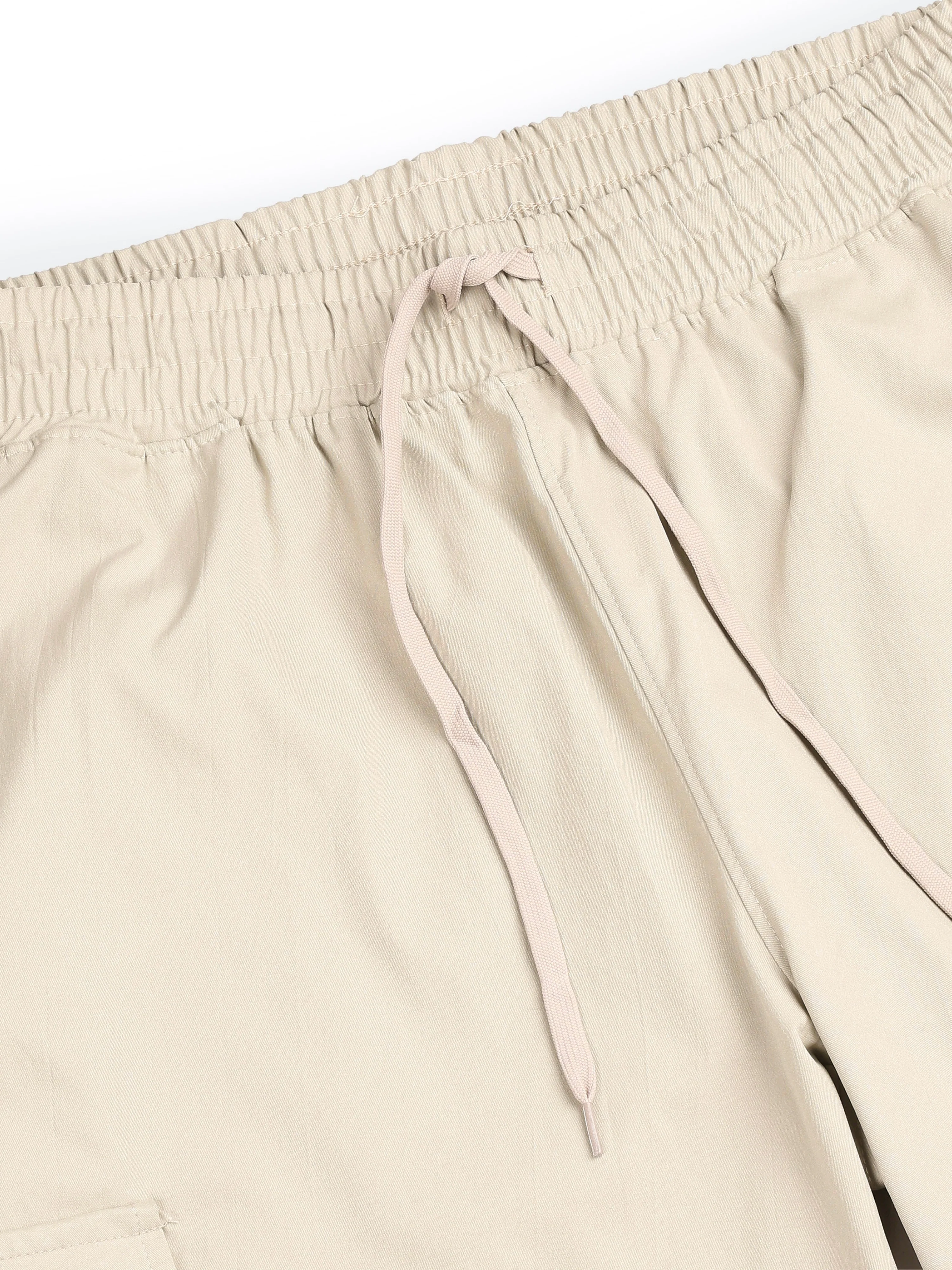 Men Solid Slim Fit Shorts with TS FLEXI - Image 7