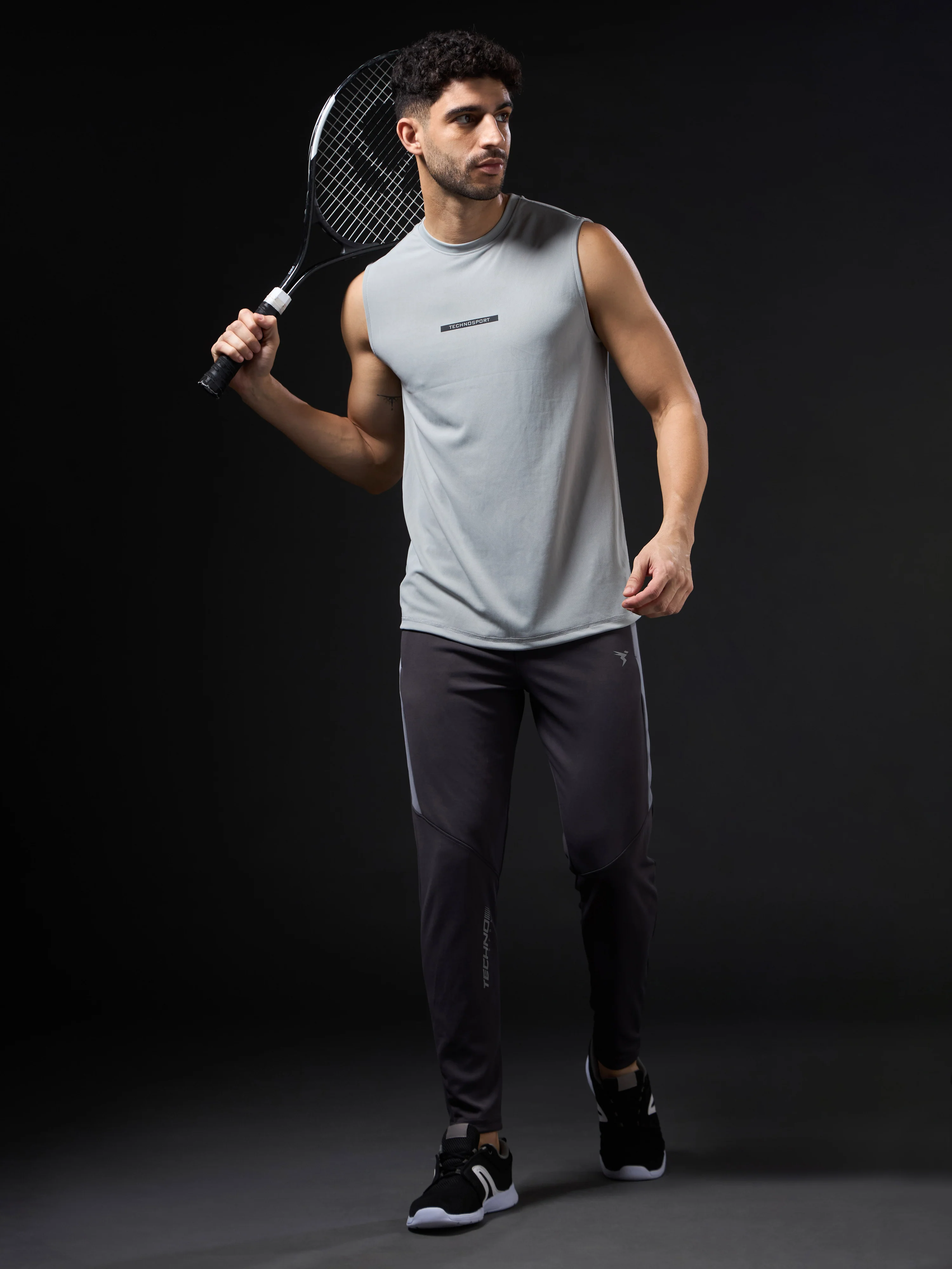 Men Solid Slim Fit Sports Innerwear Vest with TECHNOCOOL+ - Image 5