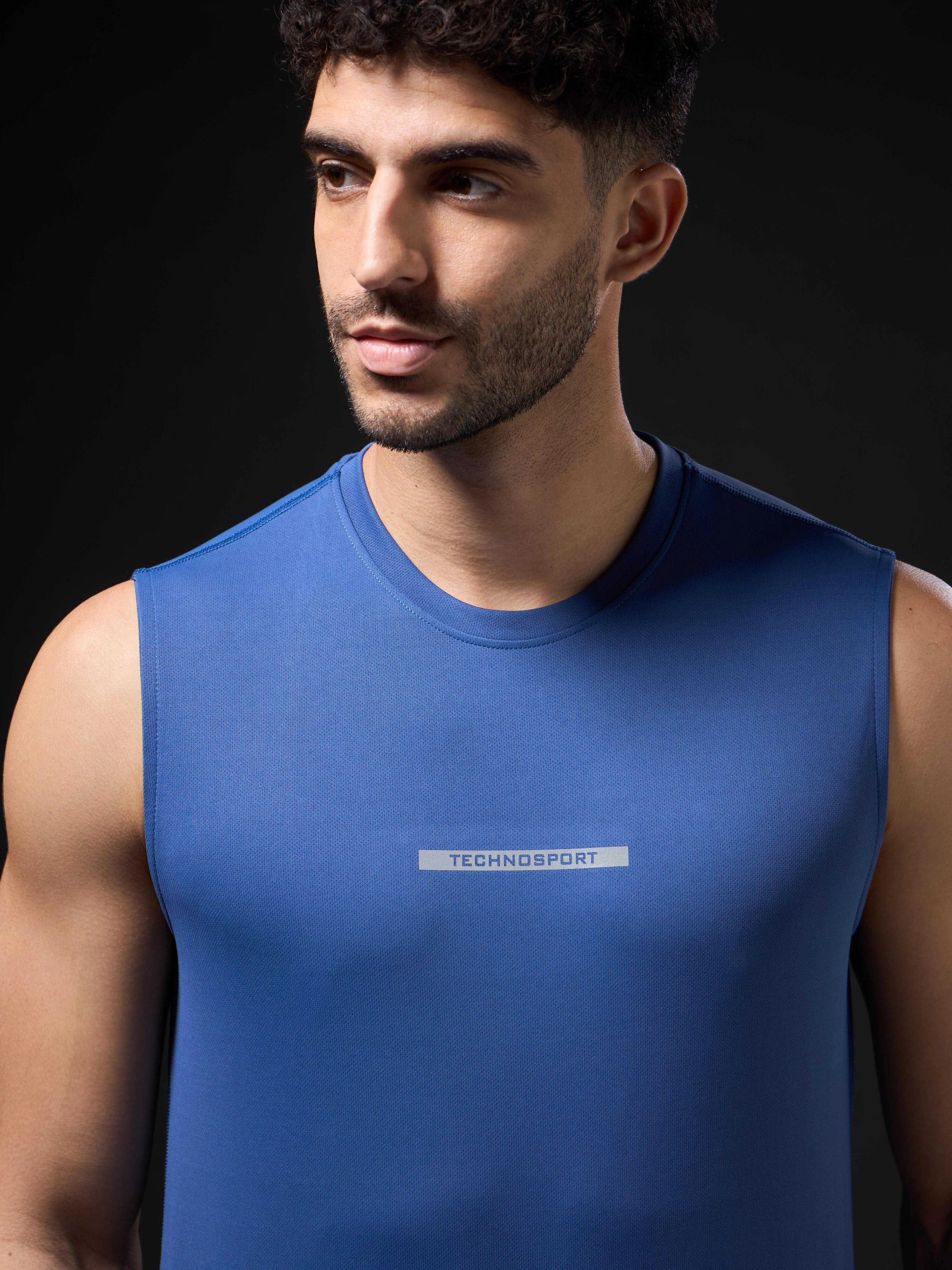 Men Solid Slim Fit Sports Innerwear Vest with TECHNOCOOL+ (Pack of 2) - Image 6