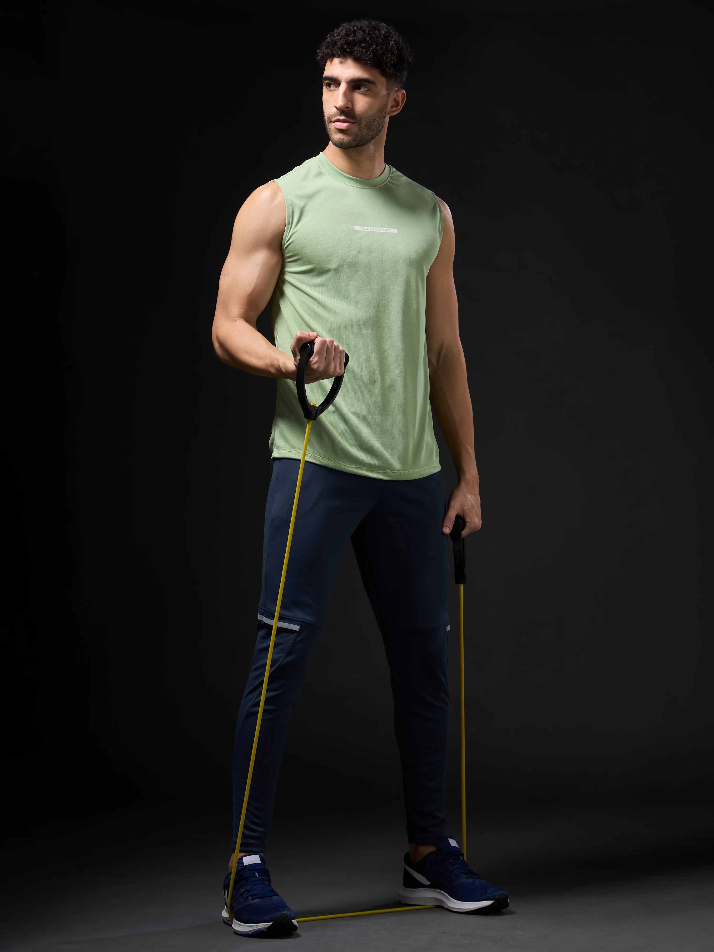 Men Solid Slim Fit Sports Innerwear Vest with TECHNOCOOL+ - Image 5