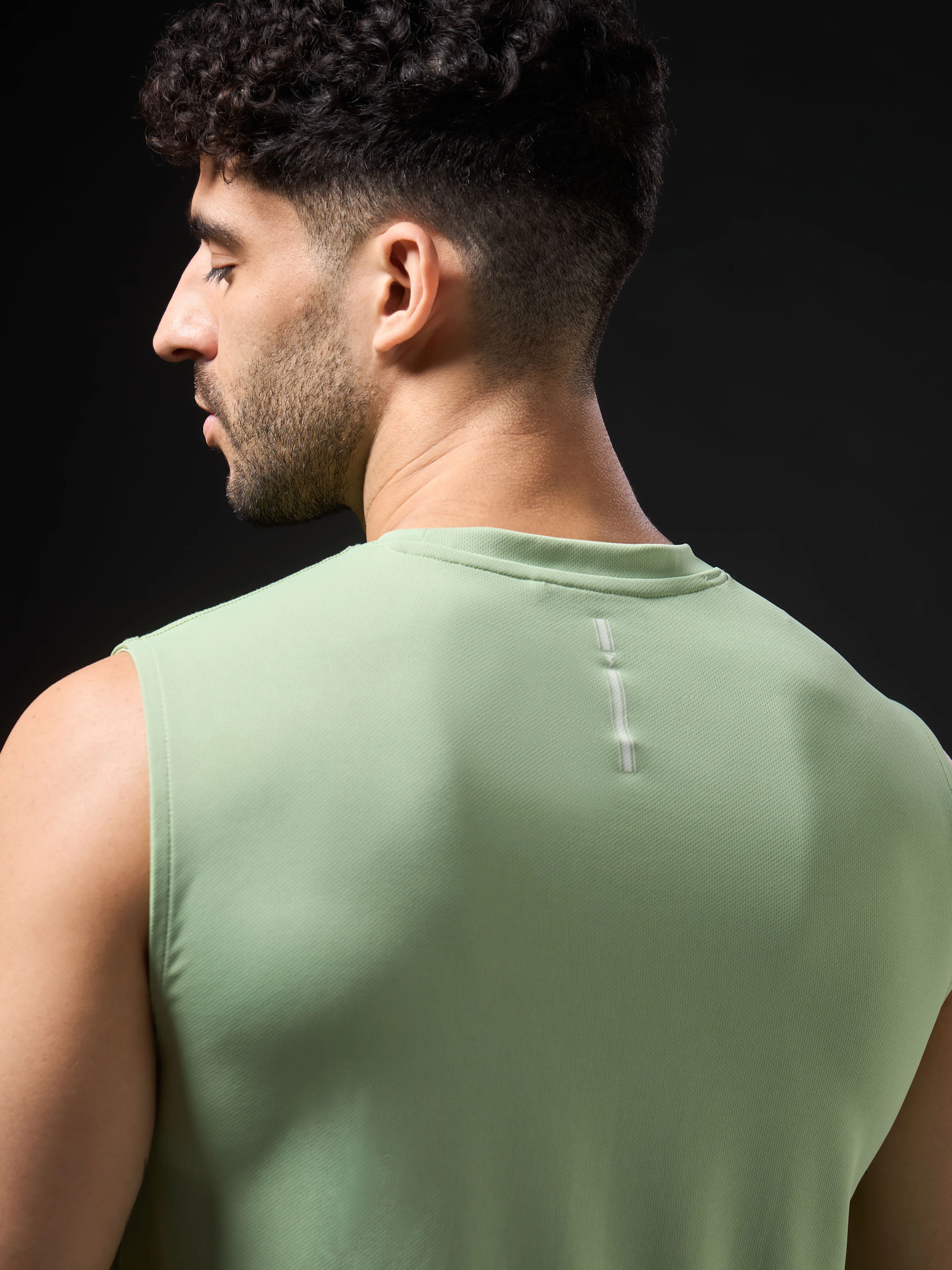 Men Solid Slim Fit Sports Innerwear Vest with TECHNOCOOL+ - Image 7