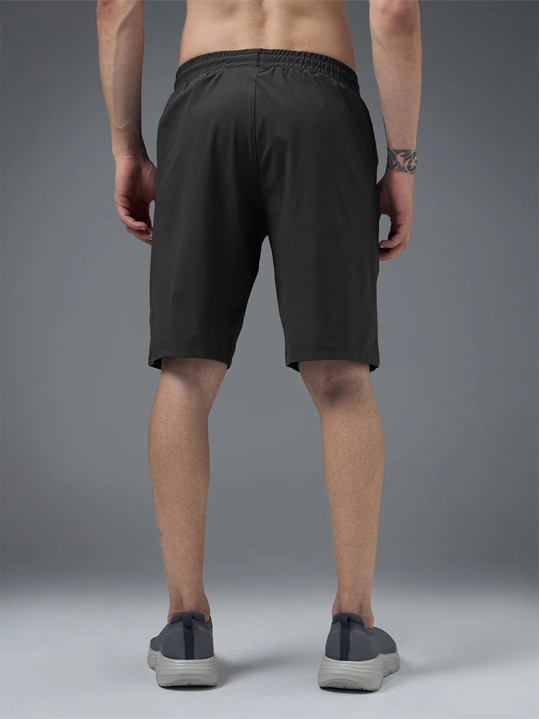 Men Solid Slim Fit Sports Shorts with DURACOOL - Image 3