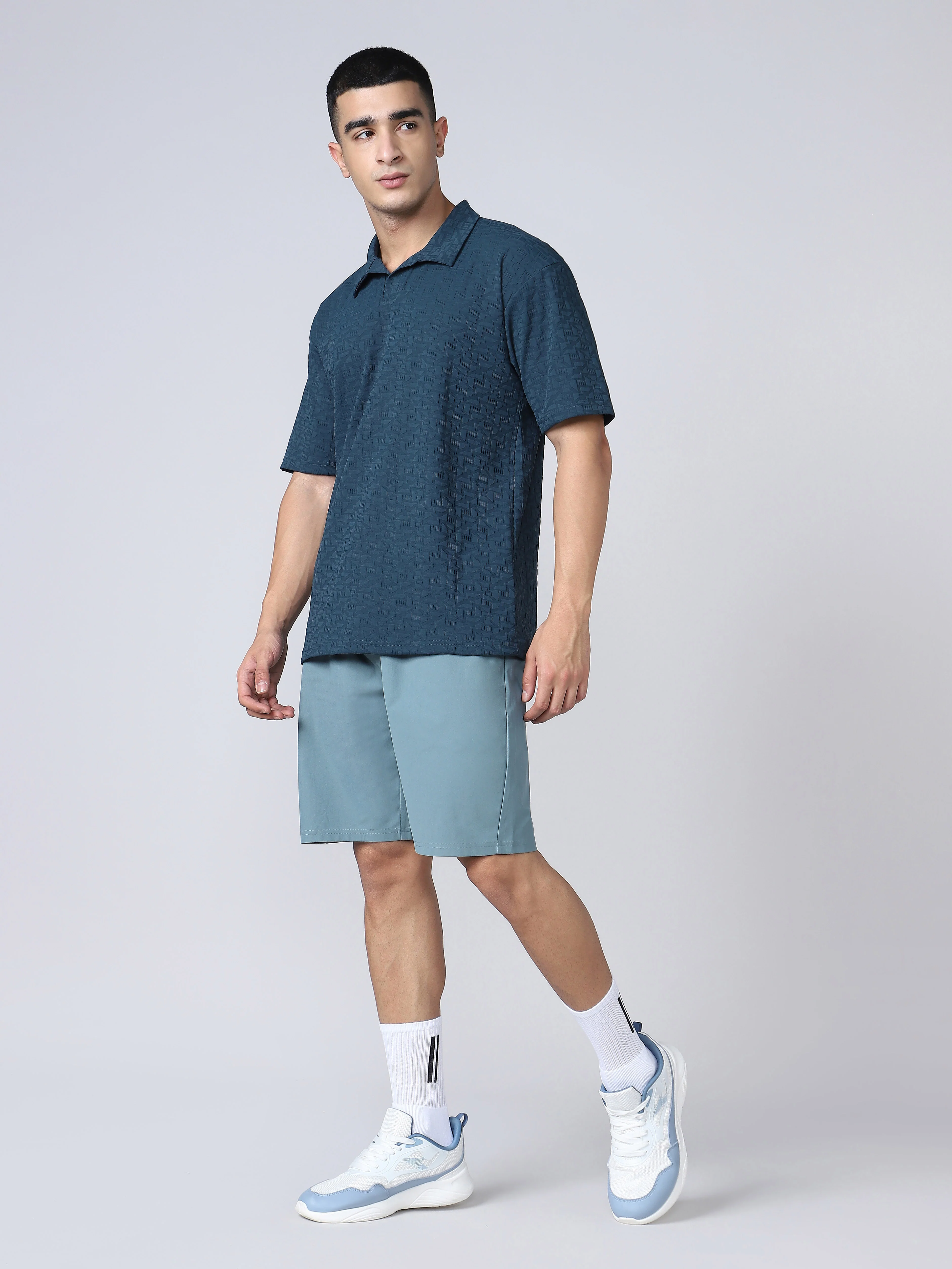 Men Solid Slim Fit Sports Shorts with DURACOOL - Image 6