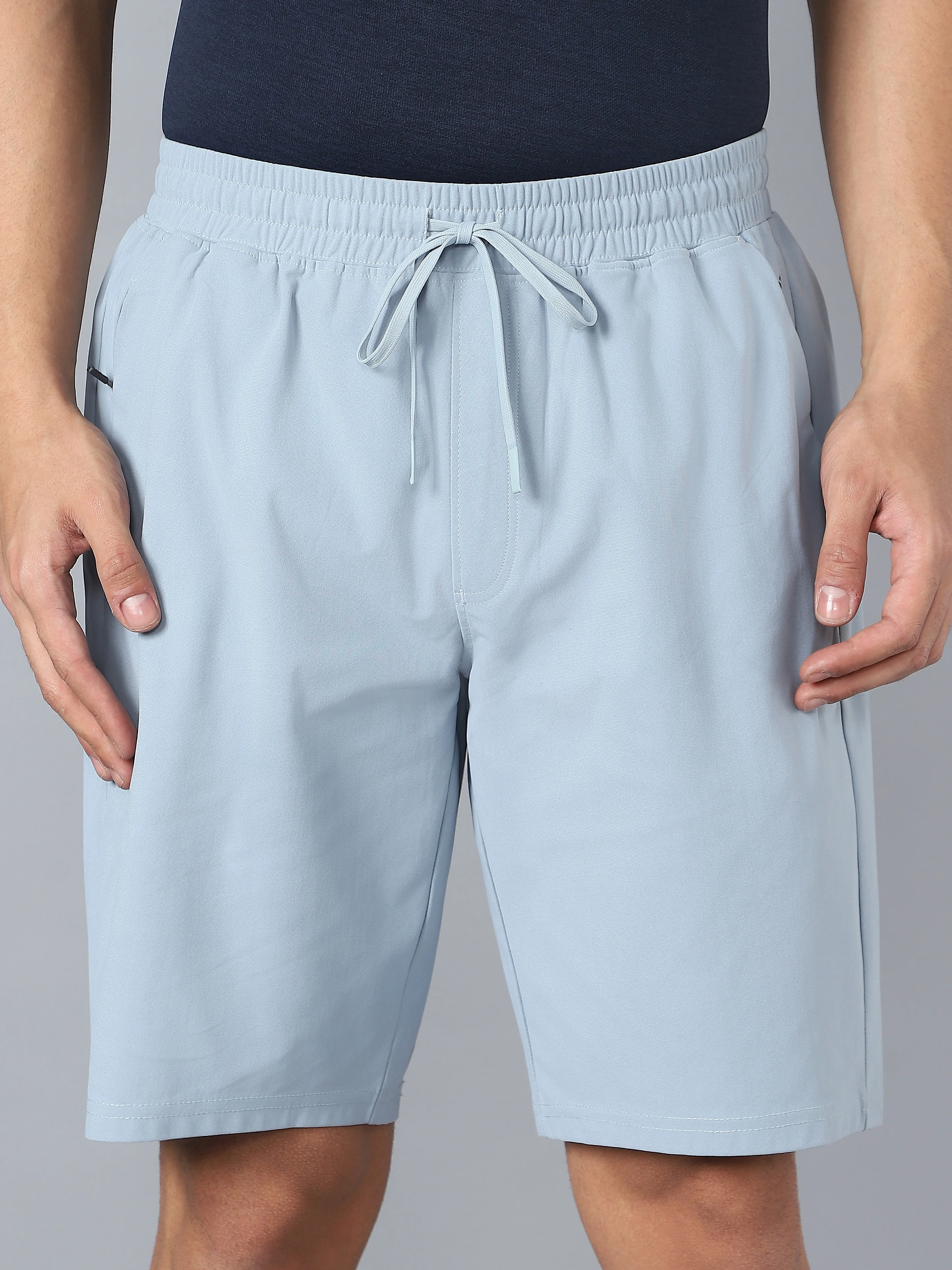 Men Solid Slim Fit Sports Shorts with DURACOOL - Image 7