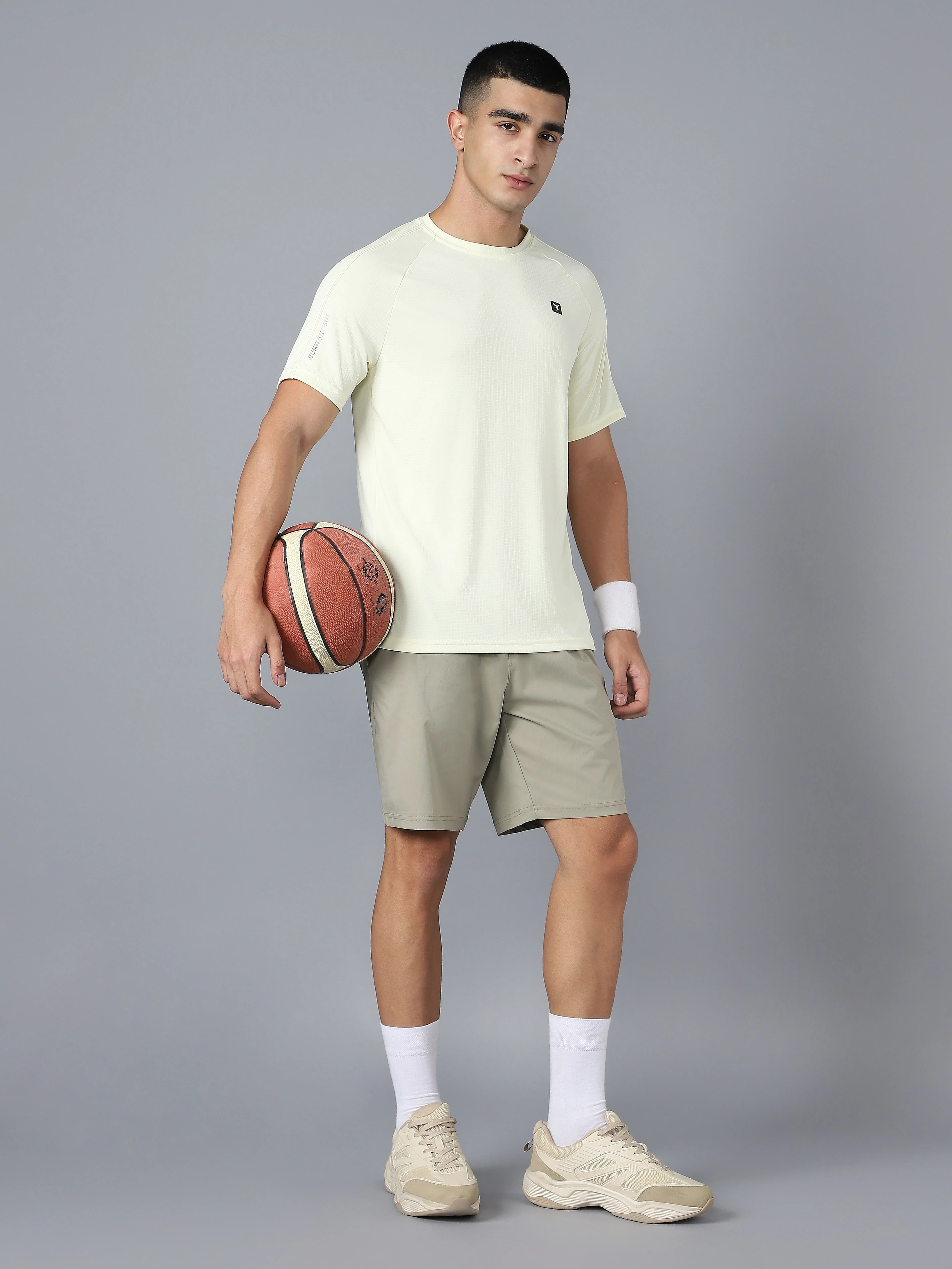 Men Solid Slim Fit Sports Shorts with TS FLEXI - Image 7