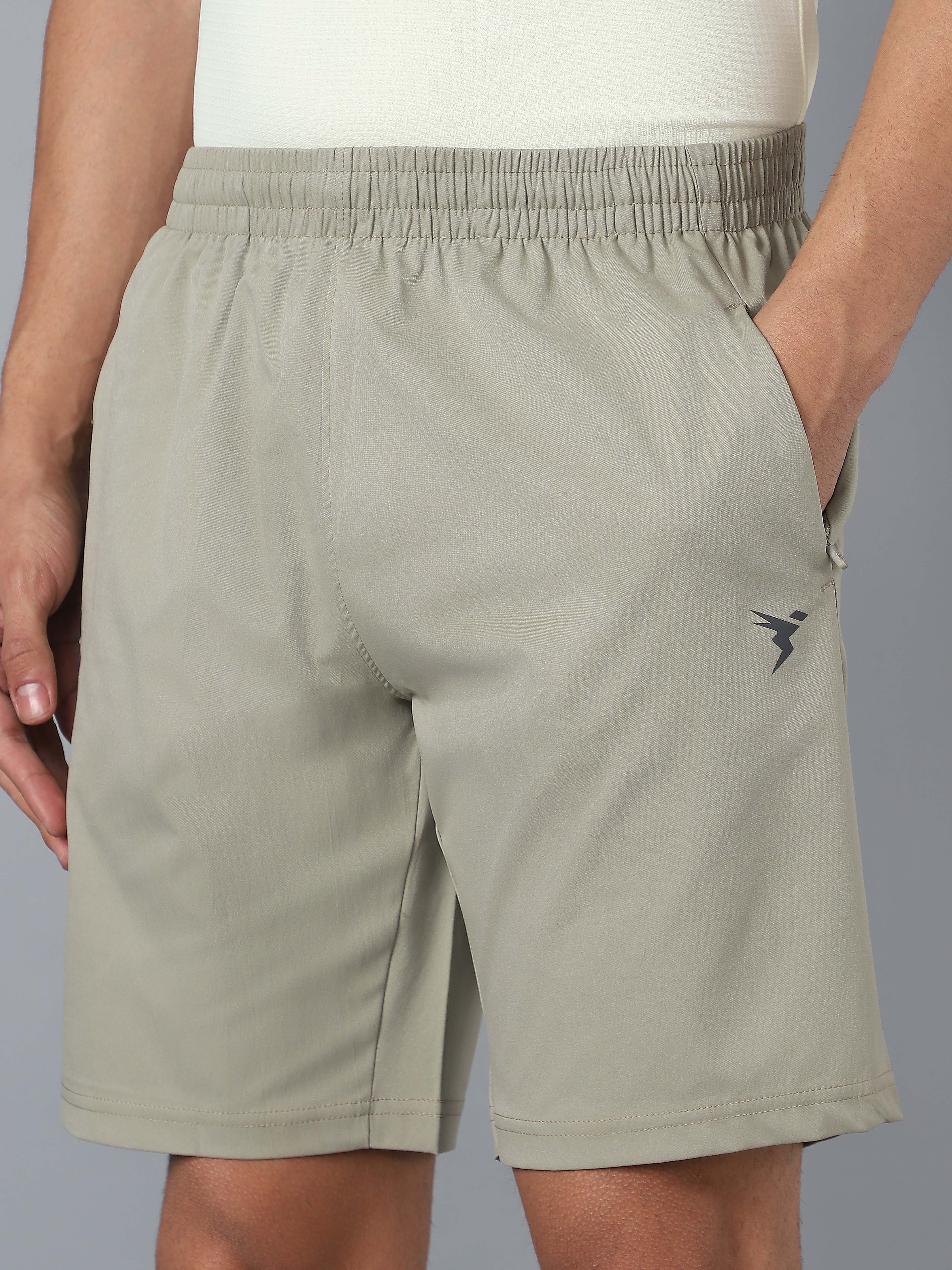 Men Solid Slim Fit Sports Shorts with TS FLEXI - Image 8