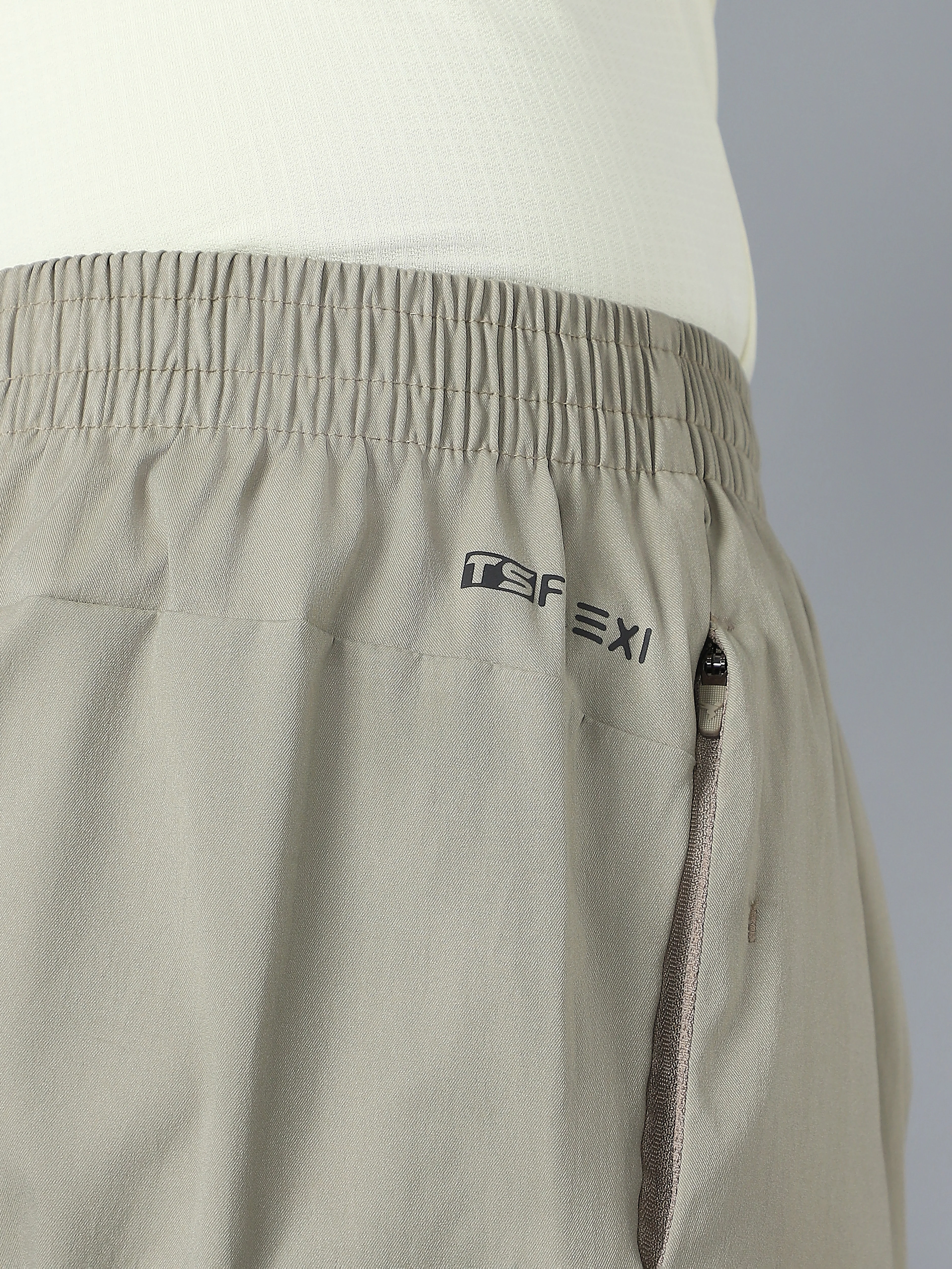 Men Solid Slim Fit Sports Shorts with TS FLEXI - Image 9