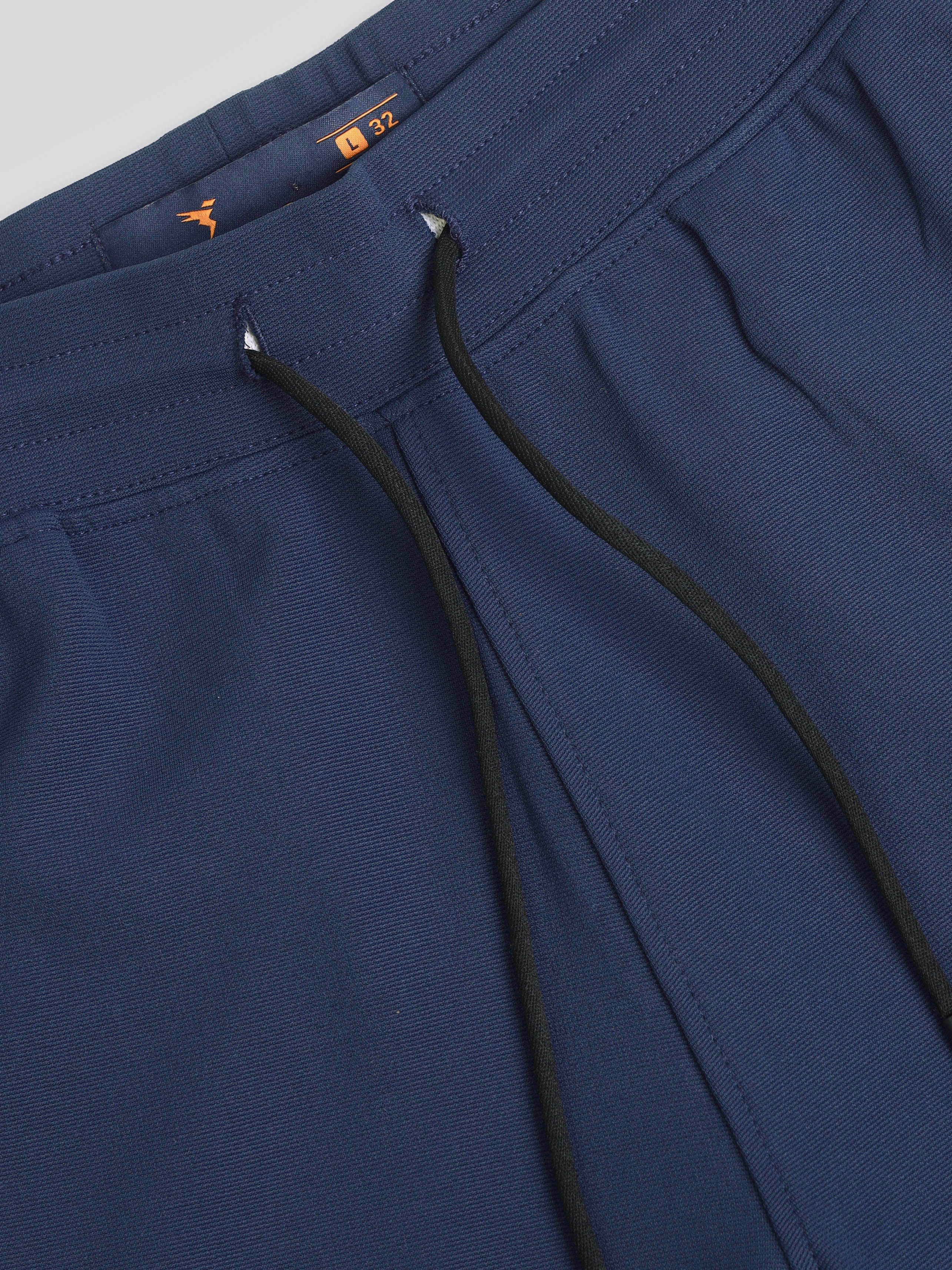 Men Solid Slim Fit Sports Shorts with TS FLEXI - Image 6