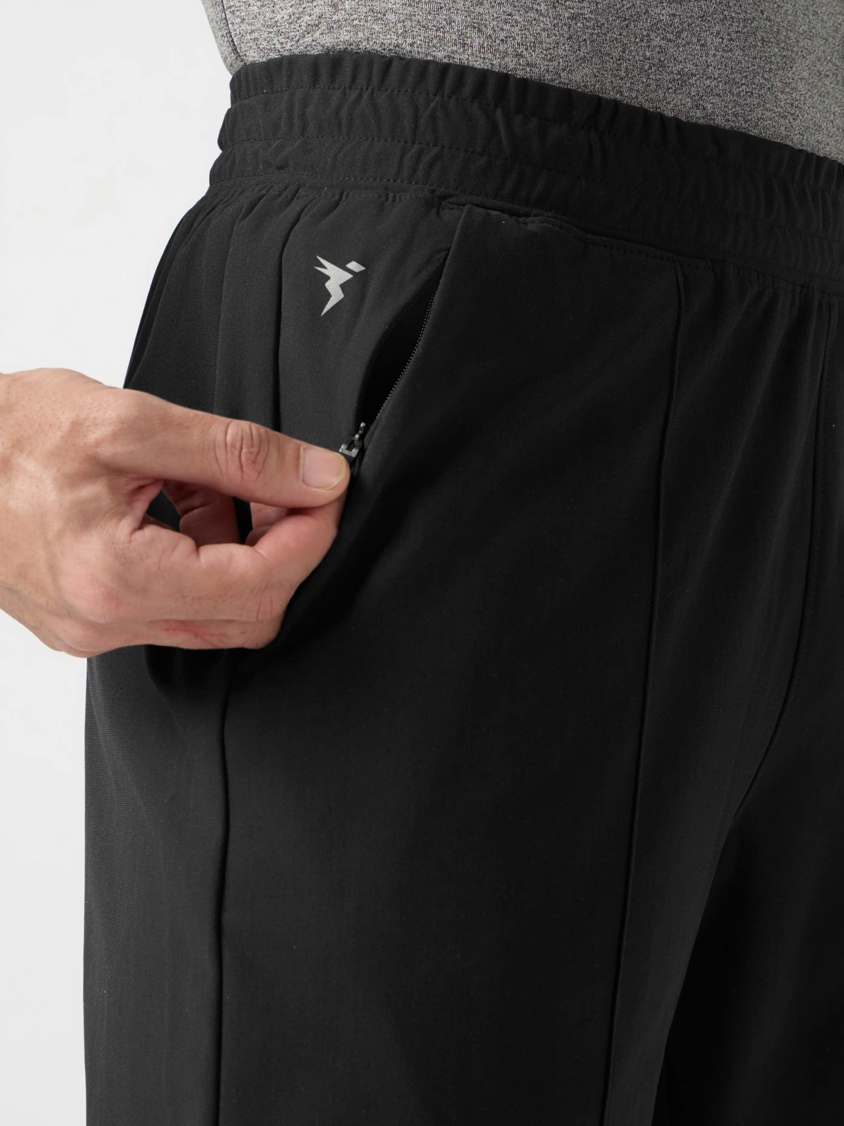 Men Solid Slim Fit Sports Trackpants with DURACOOL+ - Image 5